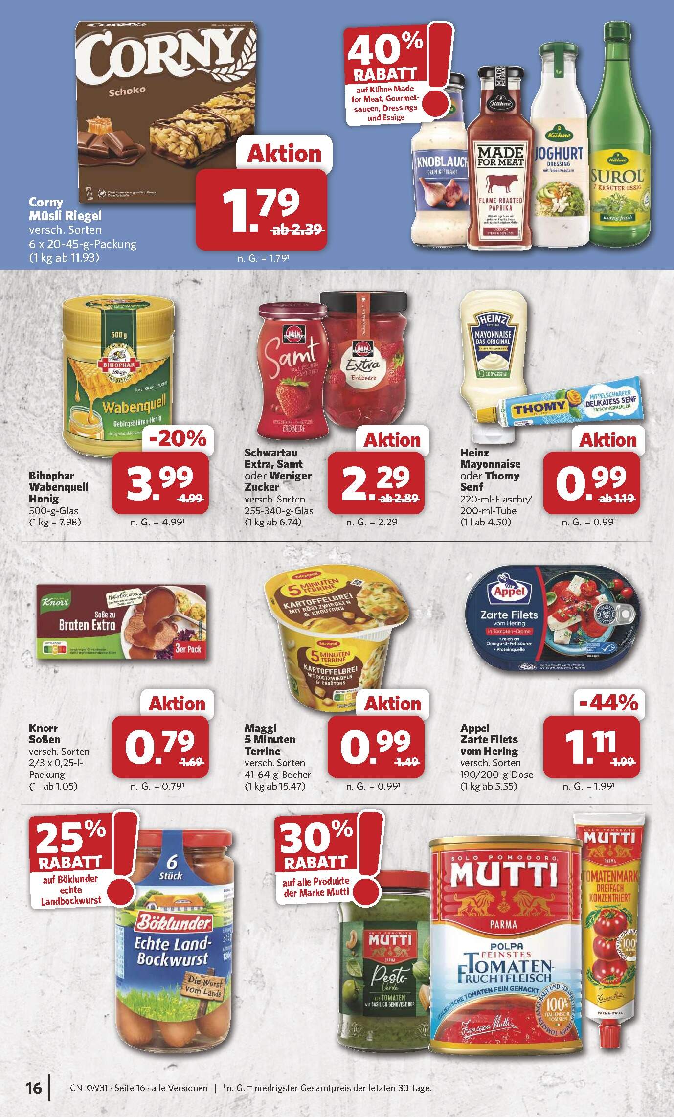 Combi Aktueller Prospekt ab Montag Seite 16