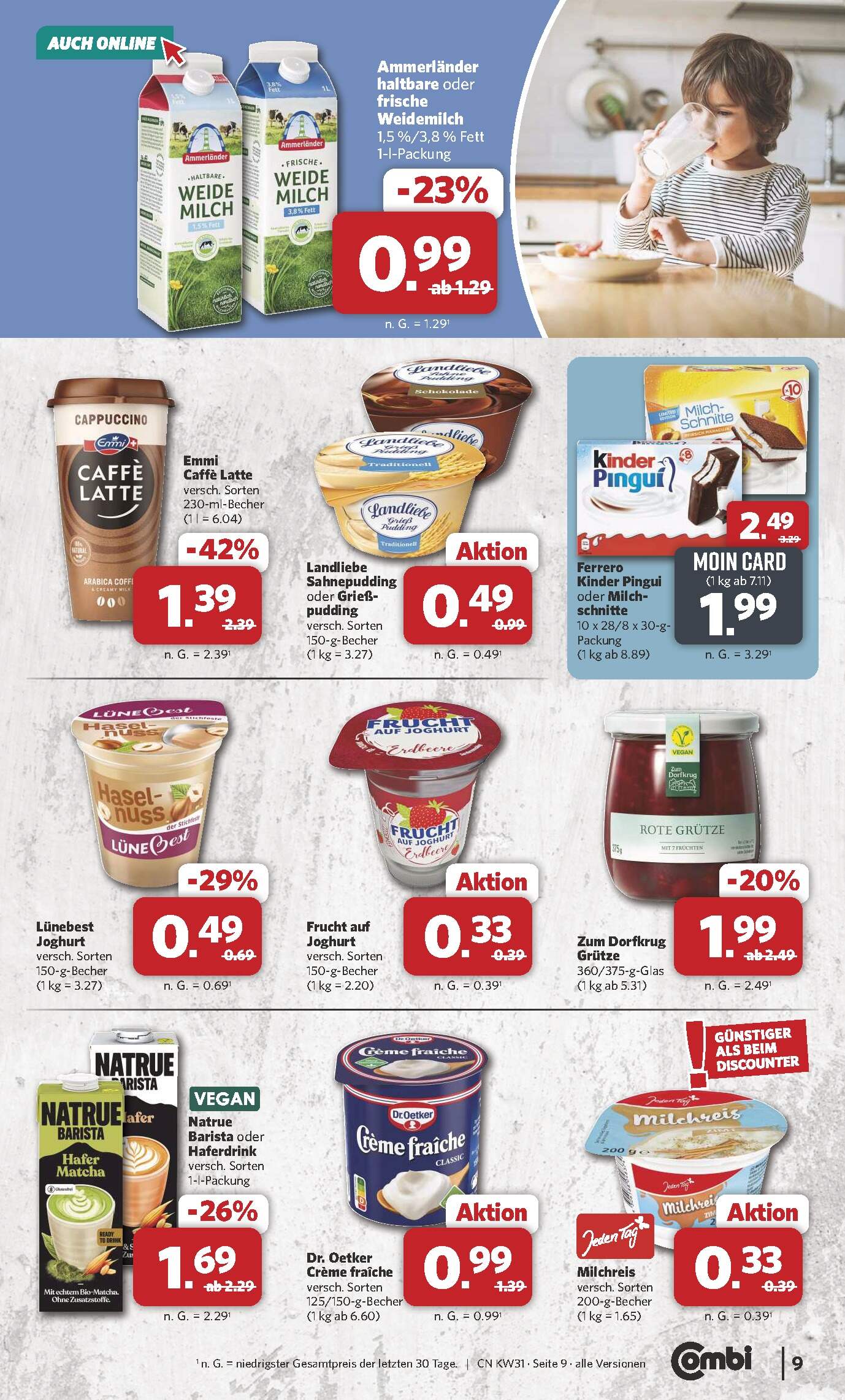 Combi Aktueller Prospekt ab Montag Seite 9