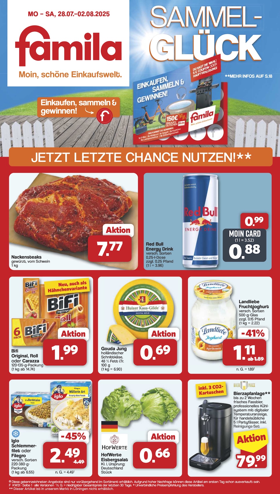 Page 1 of leaflet Aktueller Prospekt ab Montag