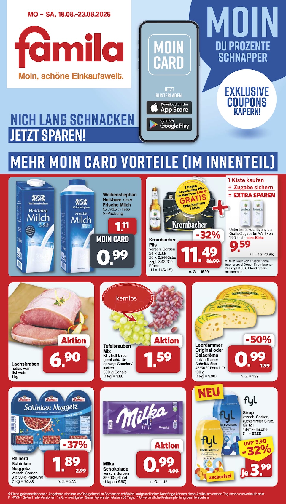 Page 1 of leaflet Aktueller Prospekt ab Montag