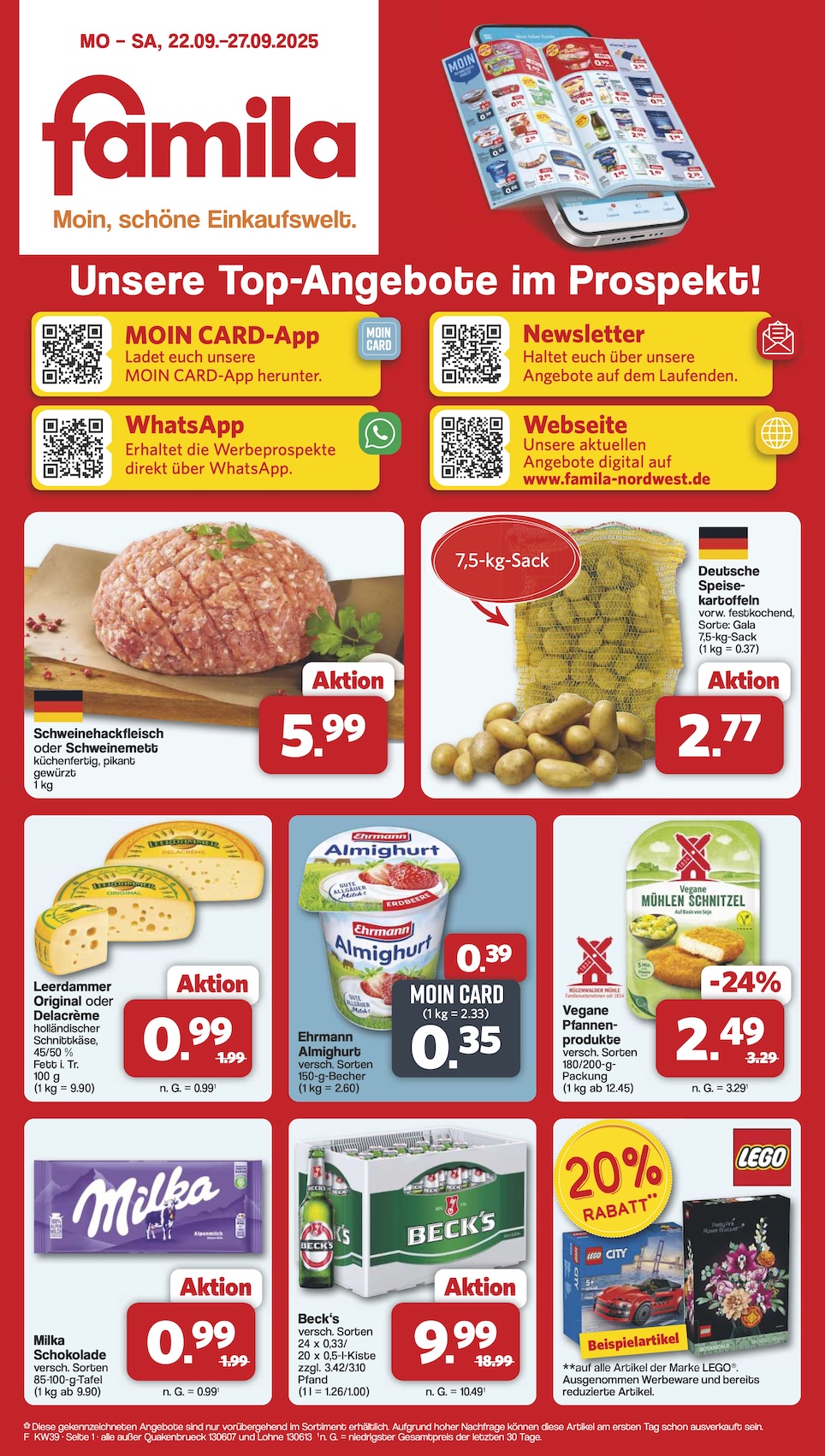 Page 1 of leaflet Aktueller Prospekt ab Montag