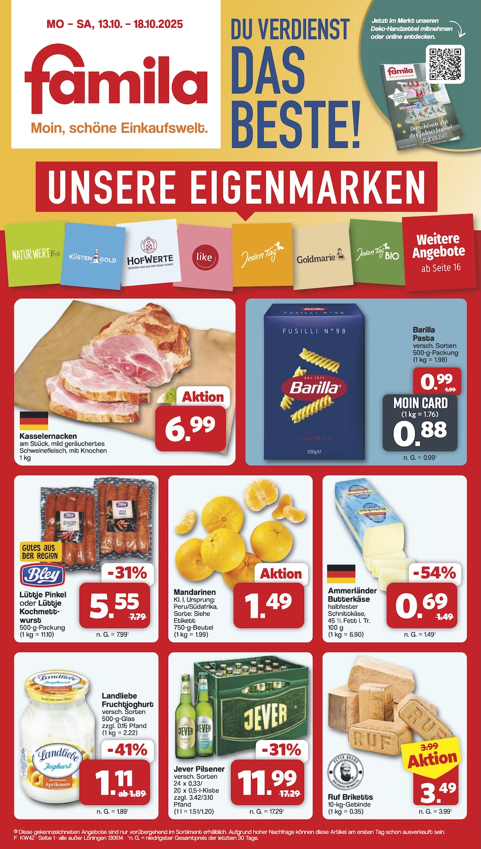 Page 1 of leaflet Aktueller Prospekt ab Montag