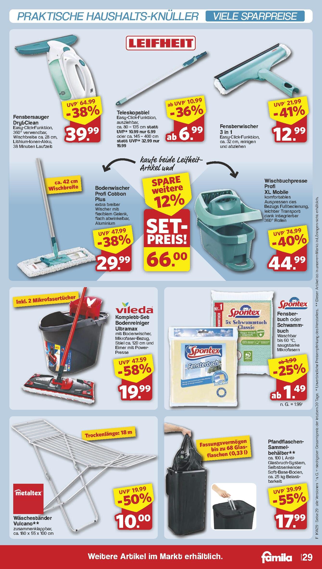 Famila Aktueller Prospekt ab Montag Seite 29