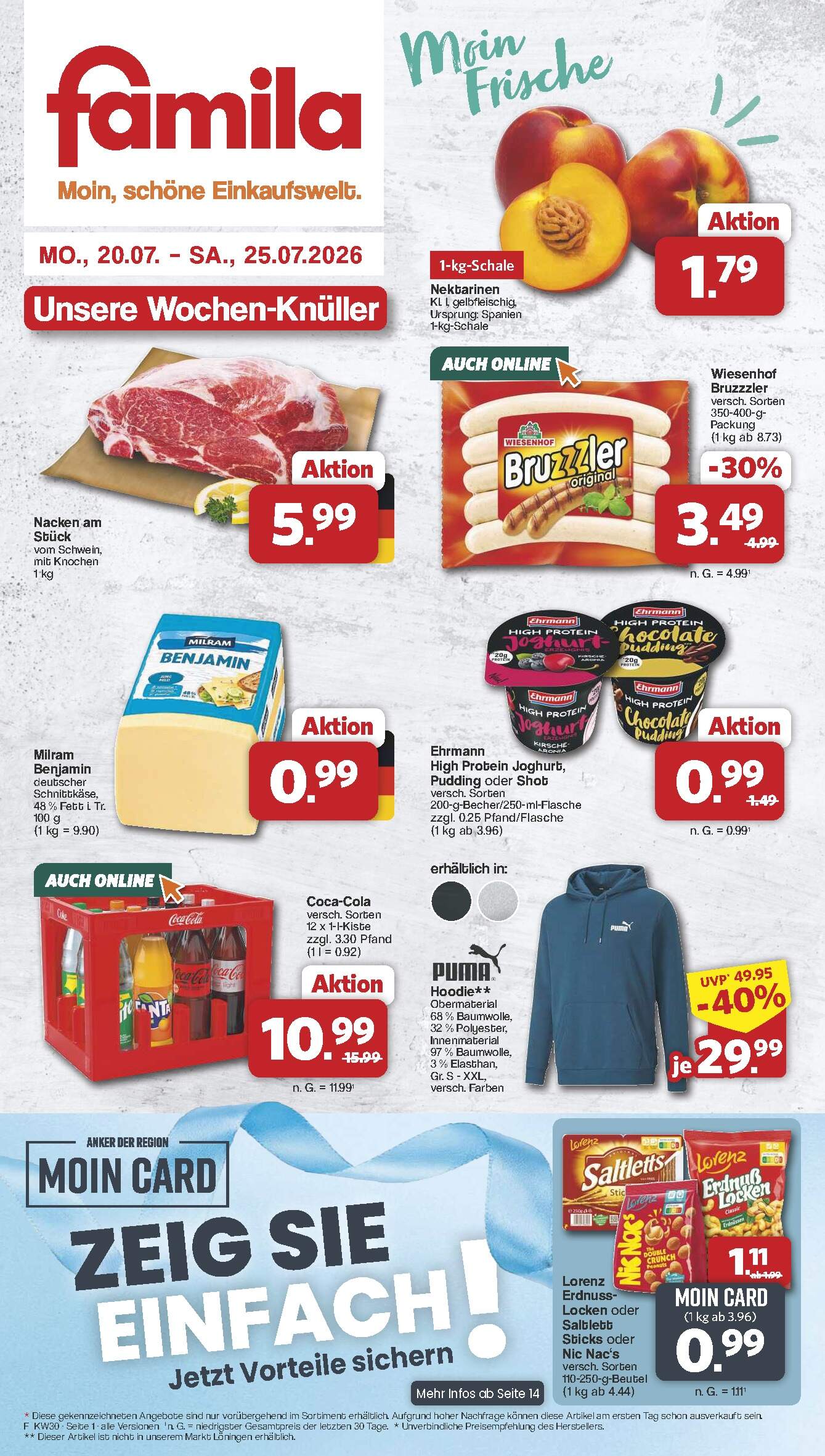 Famila Aktueller Prospekt ab Montag Seite 1