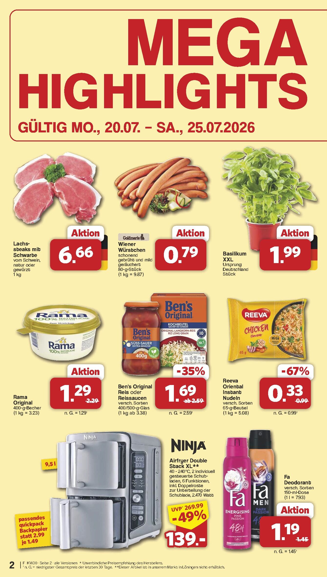 Famila Aktueller Prospekt ab Montag Seite 2