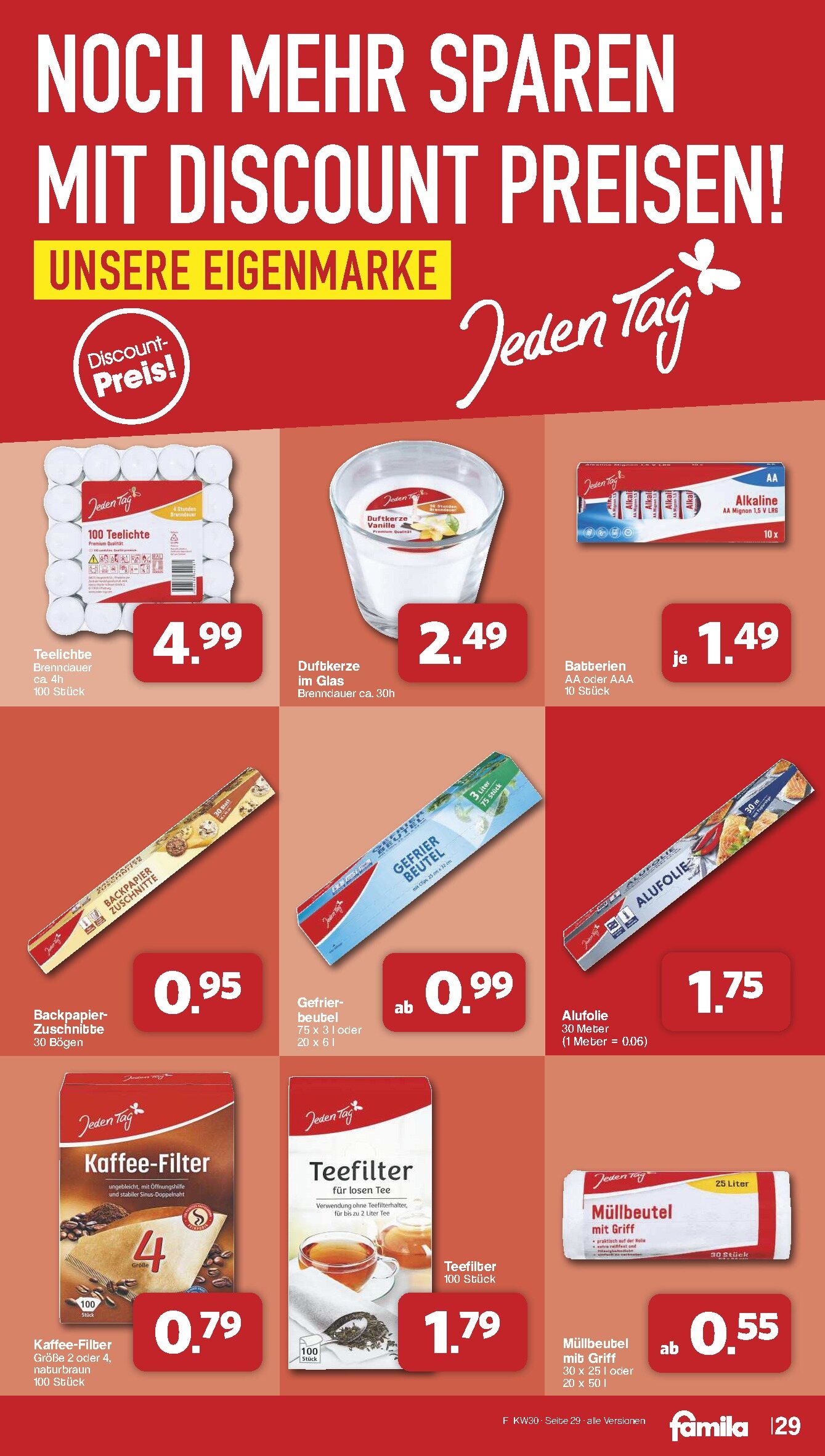 Famila Aktueller Prospekt ab Montag Seite 29