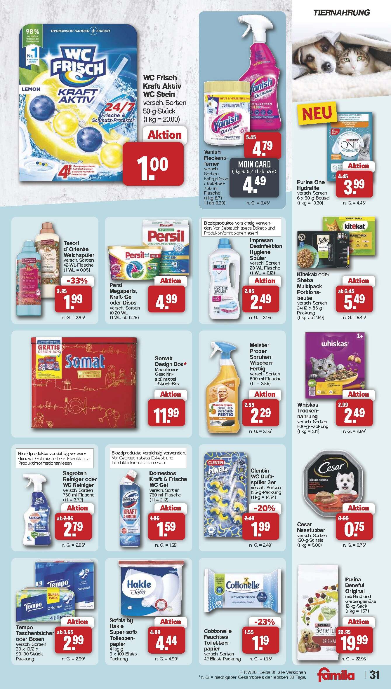Famila Aktueller Prospekt ab Montag Seite 33