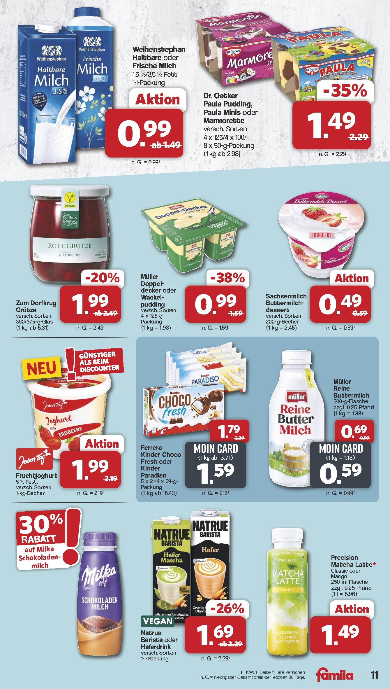 Famila Aktueller Prospekt ab Montag Seite 11