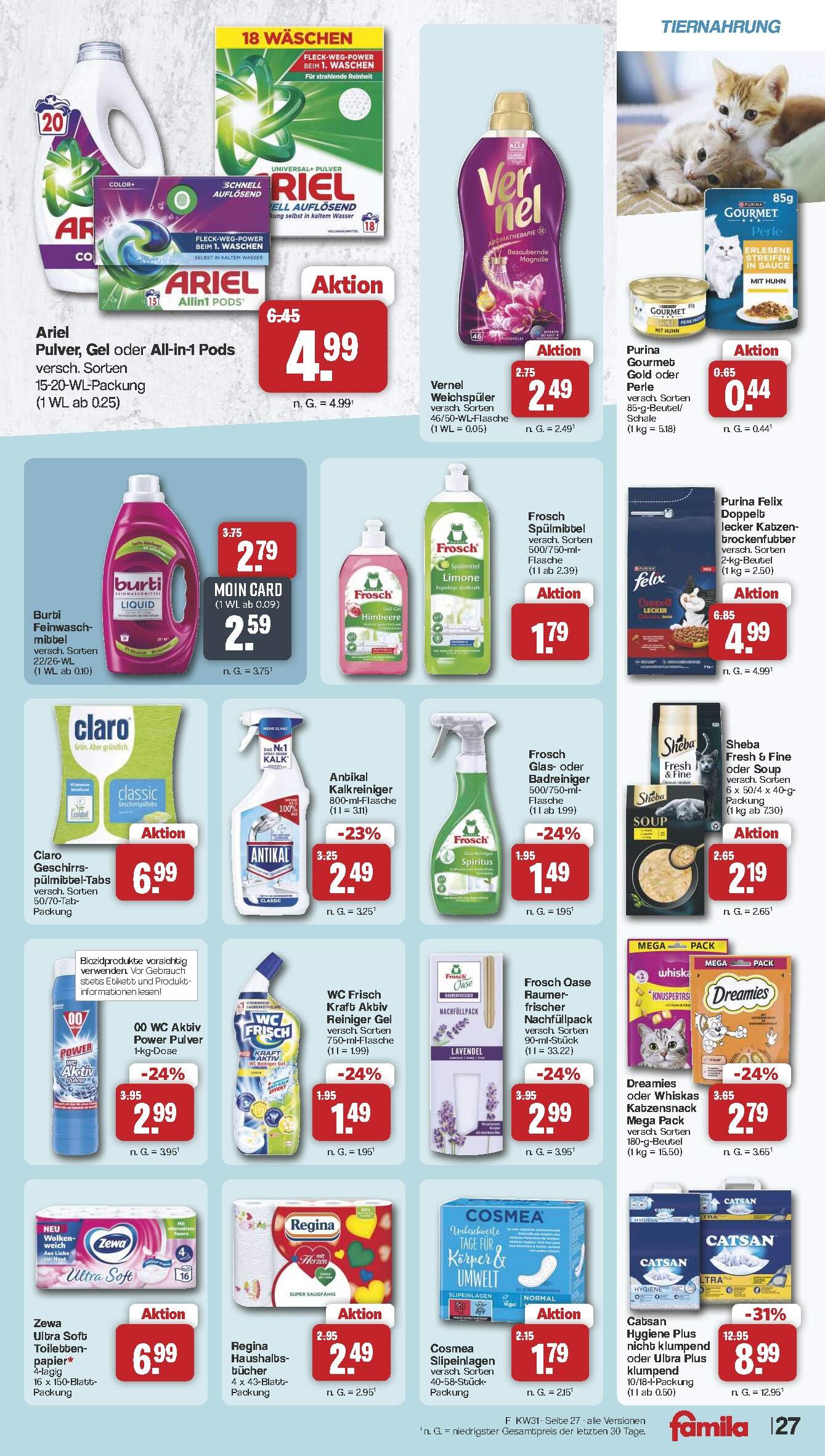 Famila Aktueller Prospekt ab Montag Seite 29