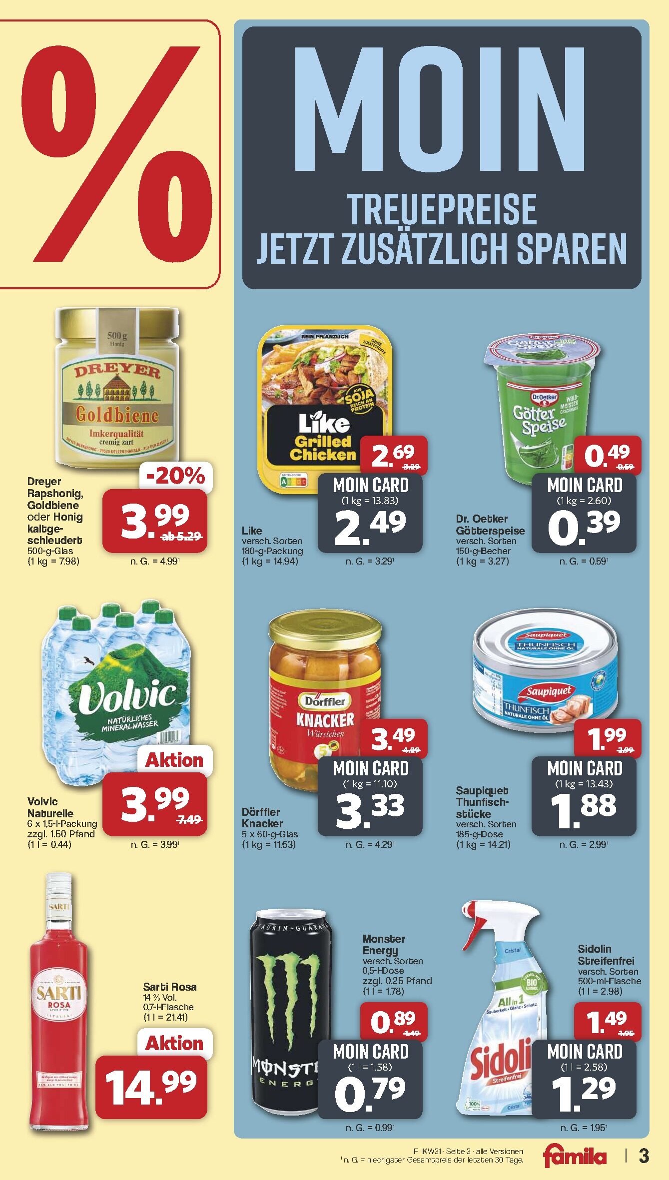 Famila Aktueller Prospekt ab Montag Seite 3