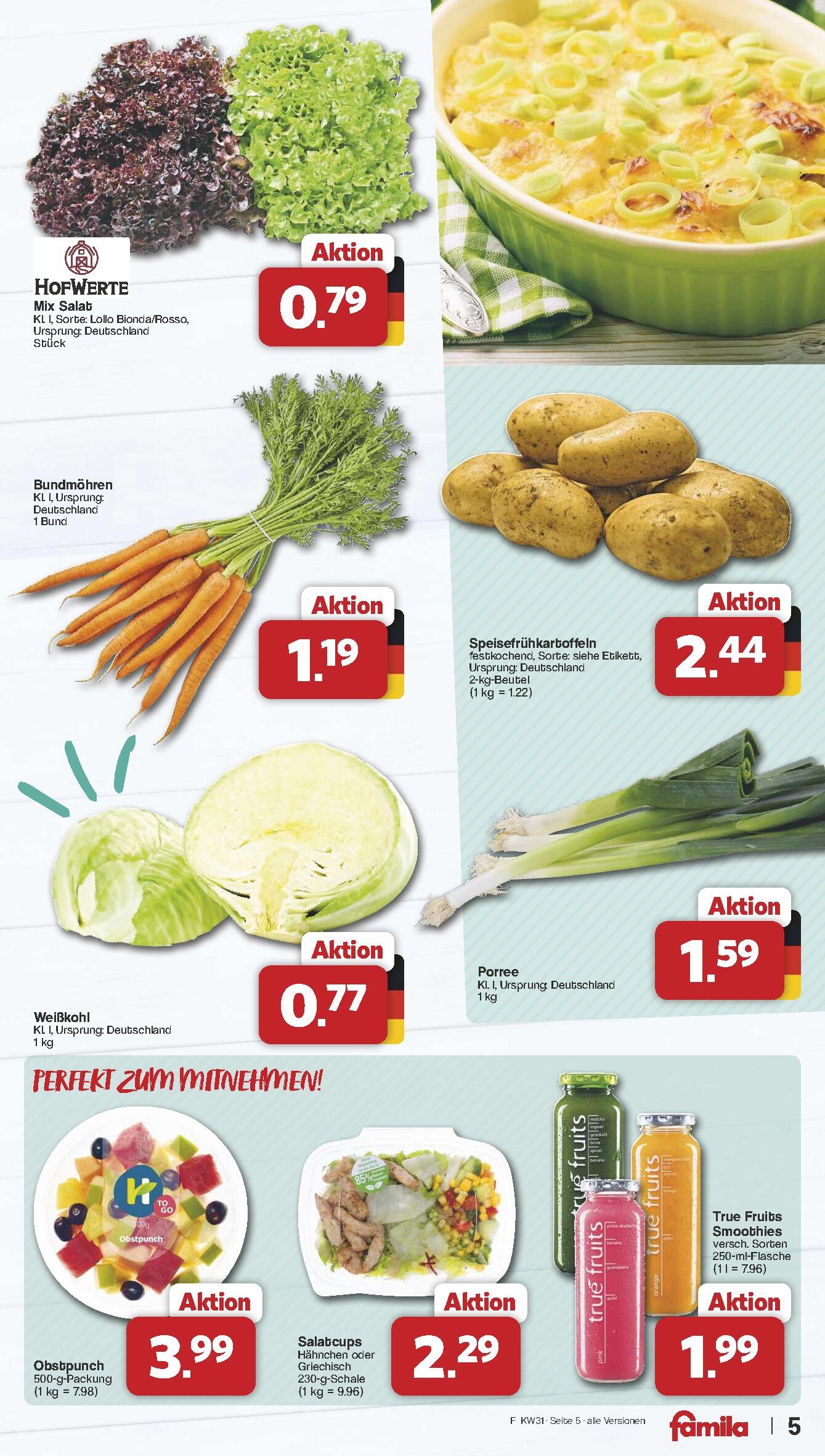 Famila Aktueller Prospekt ab Montag Seite 5