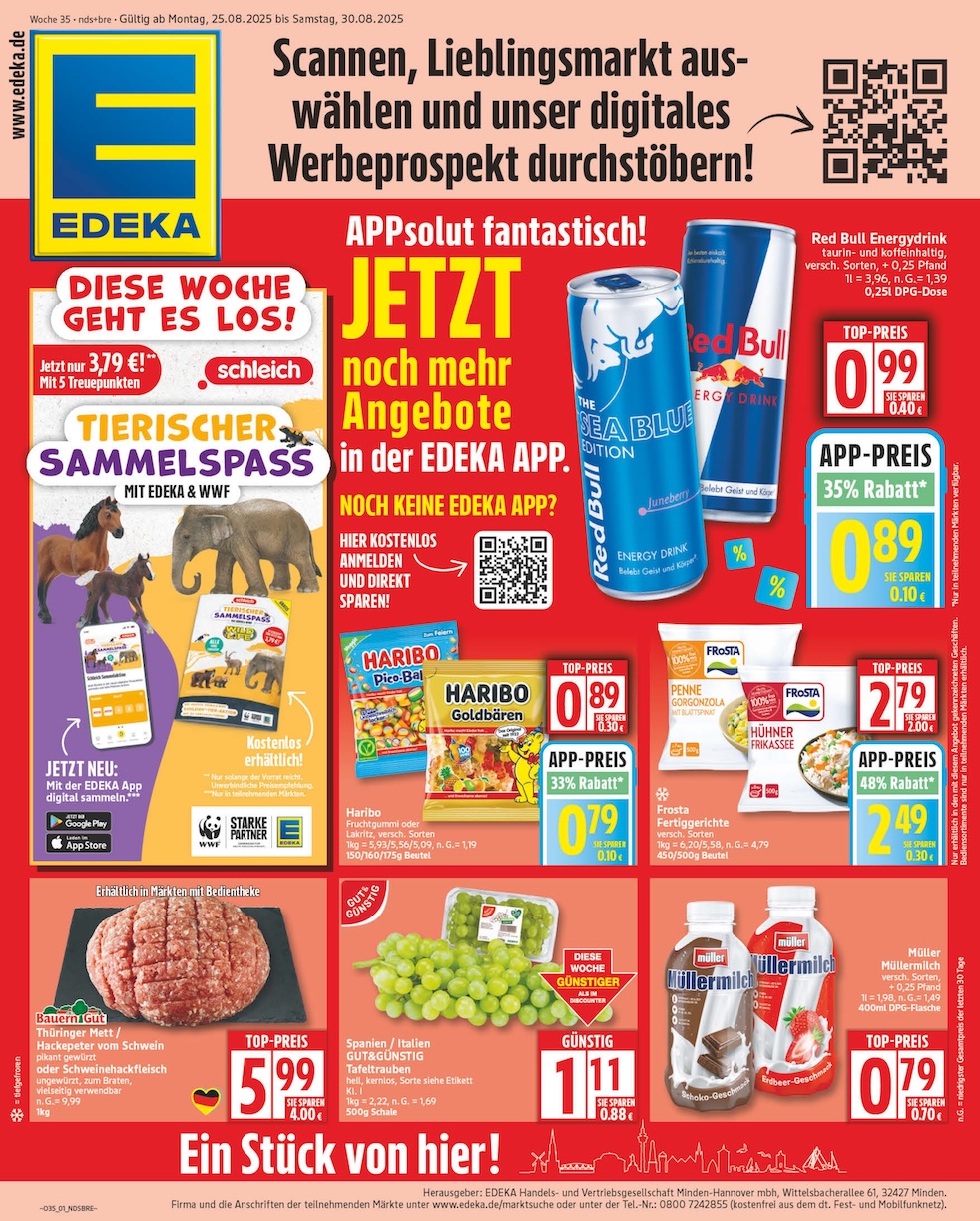 Page 1 of leaflet Prospekt ab Montag - Niedersachsen