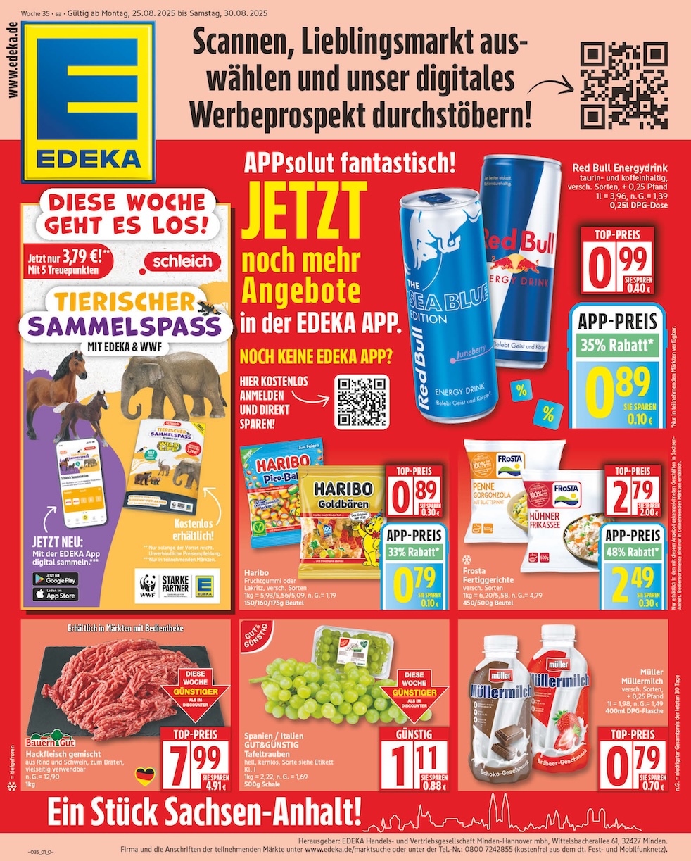 Page 1 of leaflet Prospekt ab Montag - Sachsen-Anhalt