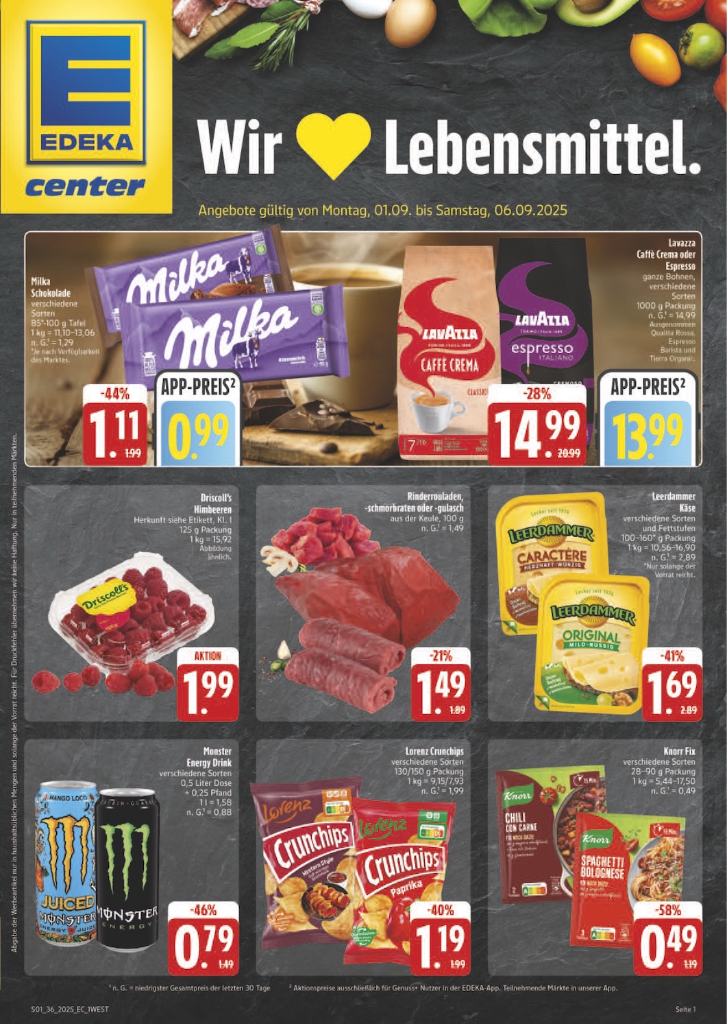 Page 1 of leaflet Prospekt ab Montag - Bayern Nord