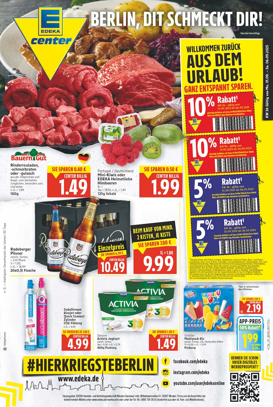 Page 1 of leaflet Prospekt ab Montag - Berlin