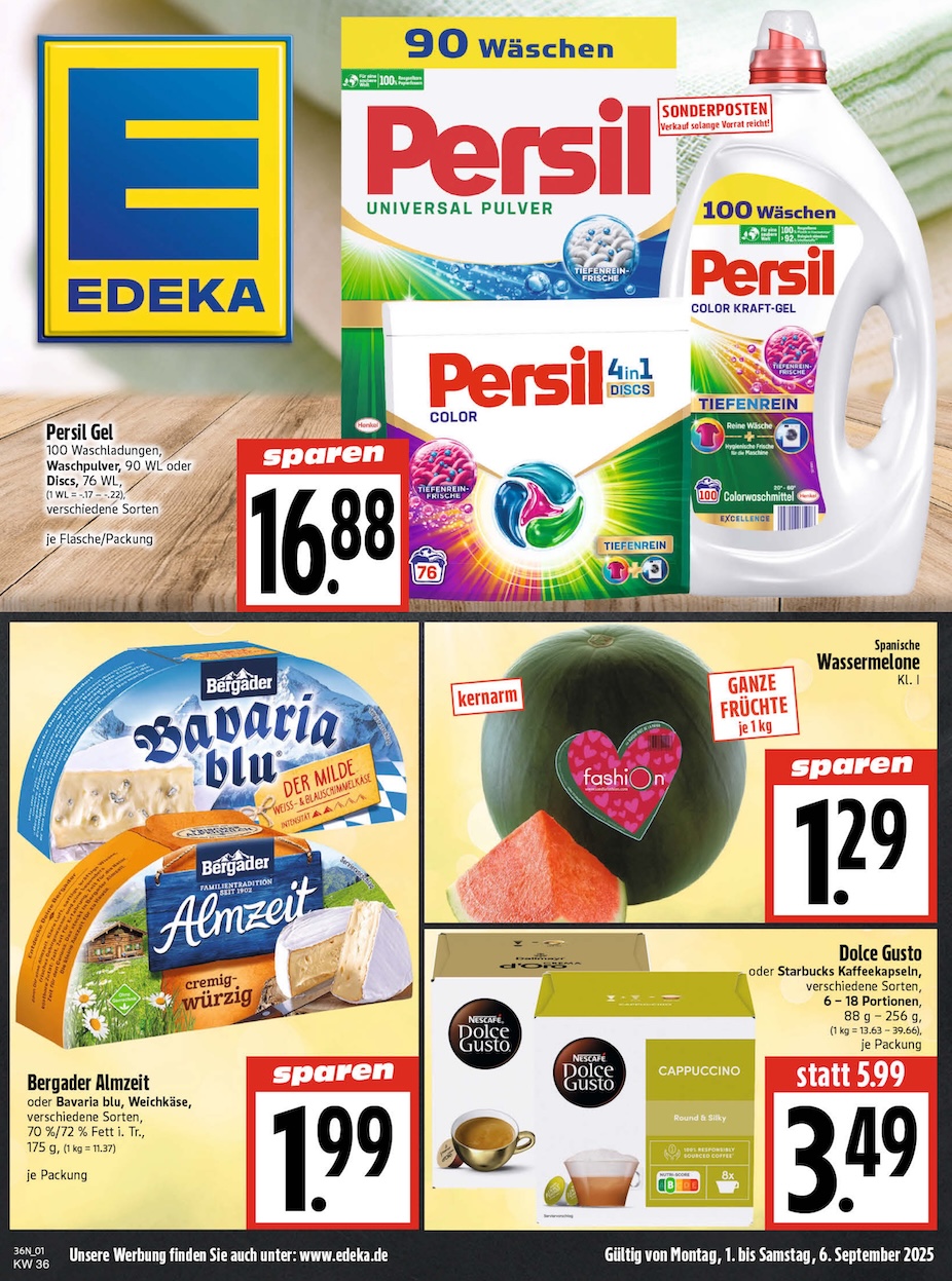 Page 1 of leaflet Prospekt ab Montag - Thüringen