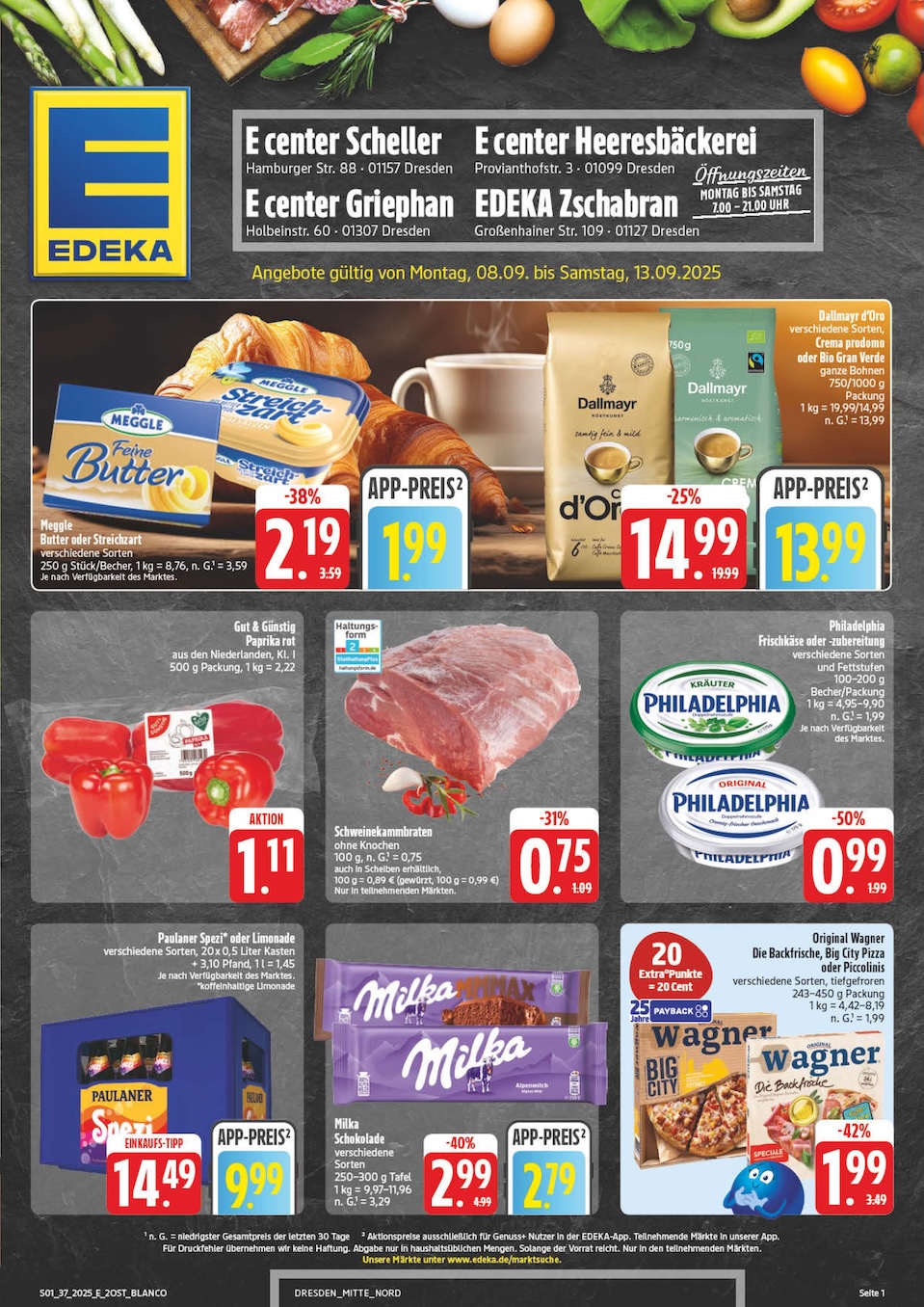 Page 1 of leaflet Prospekt ab Montag - Sachsen