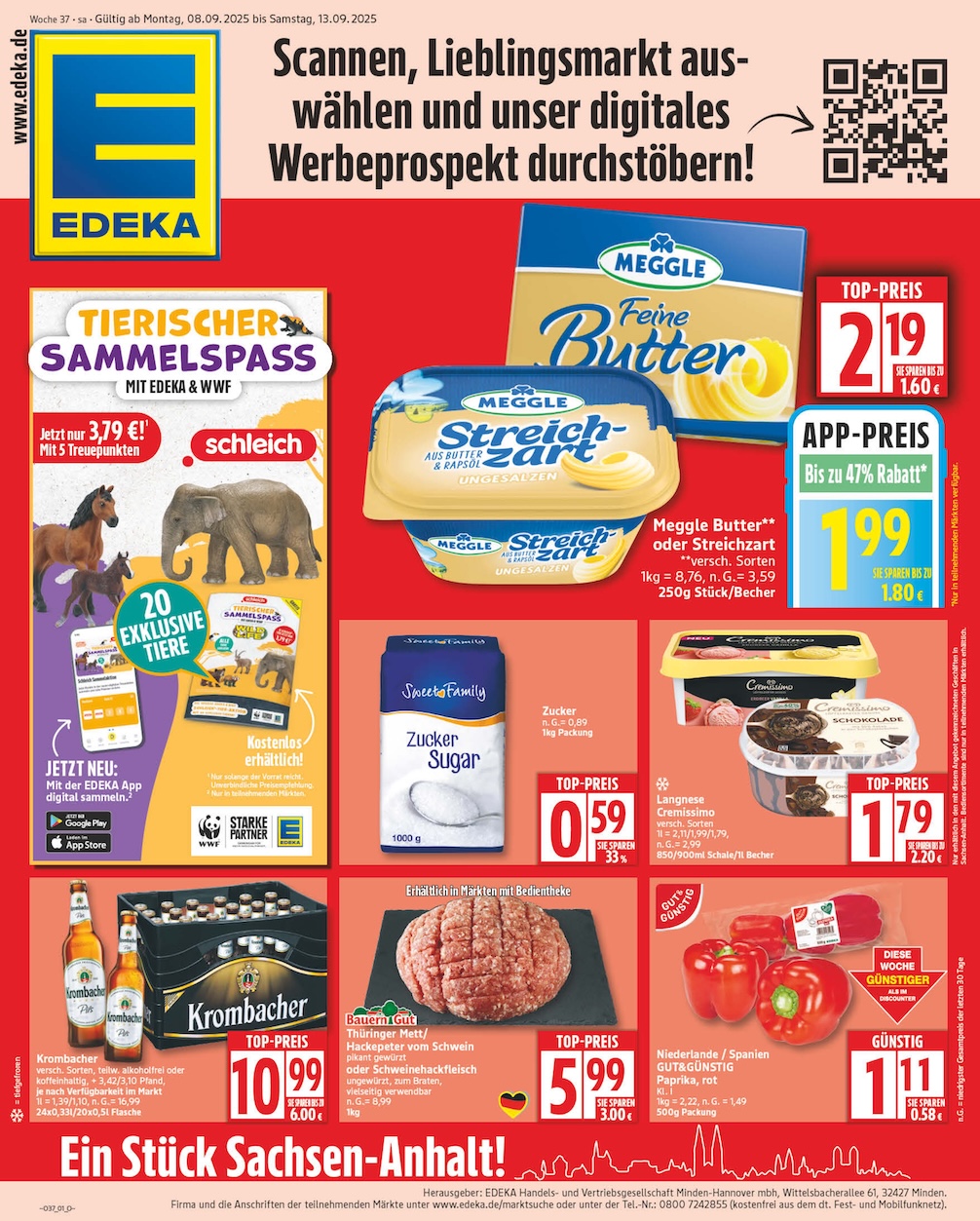 Page 1 of leaflet Prospekt ab Montag - Sachsen-Anhalt