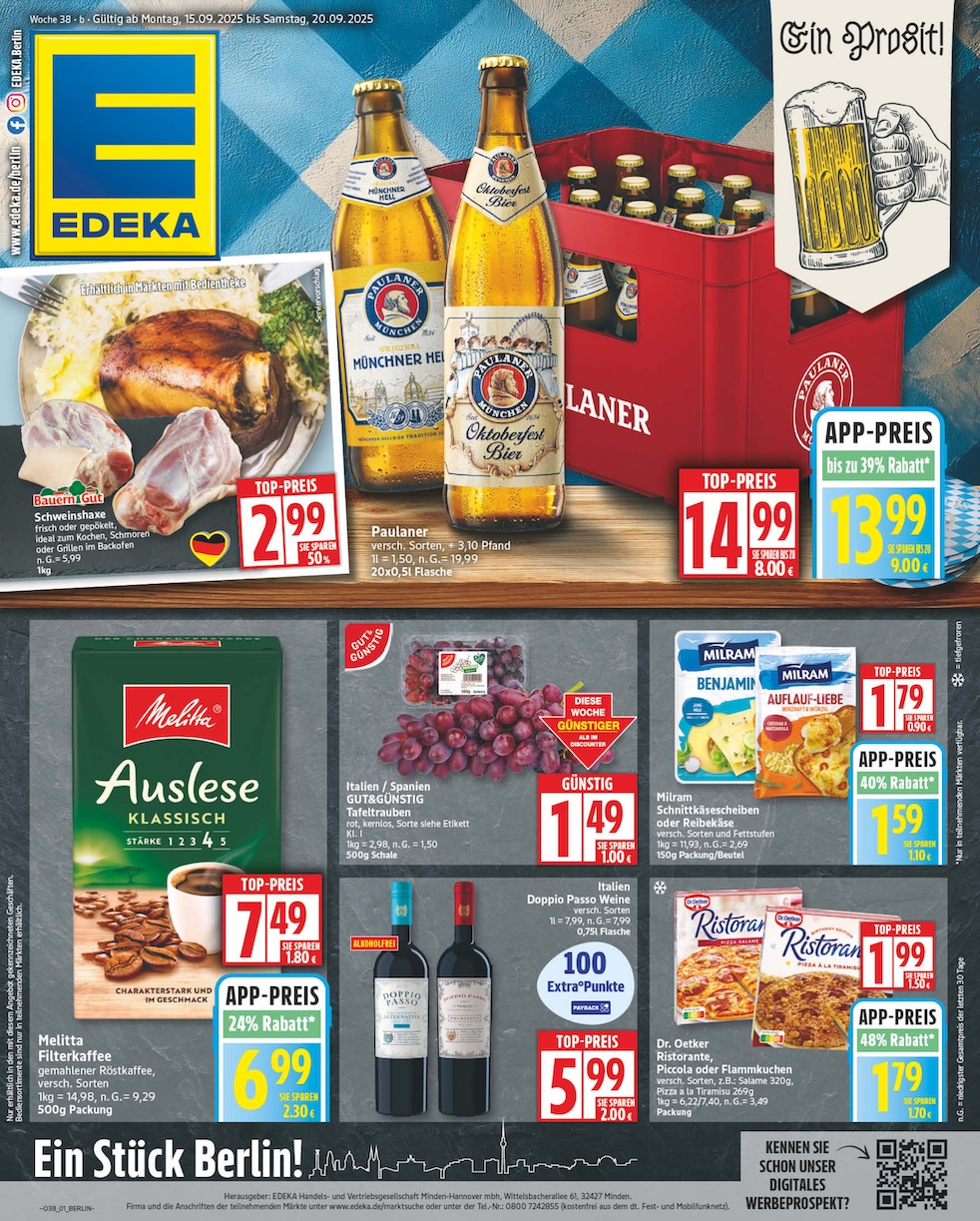 Page 1 of leaflet Prospekt ab Montag - Berlin