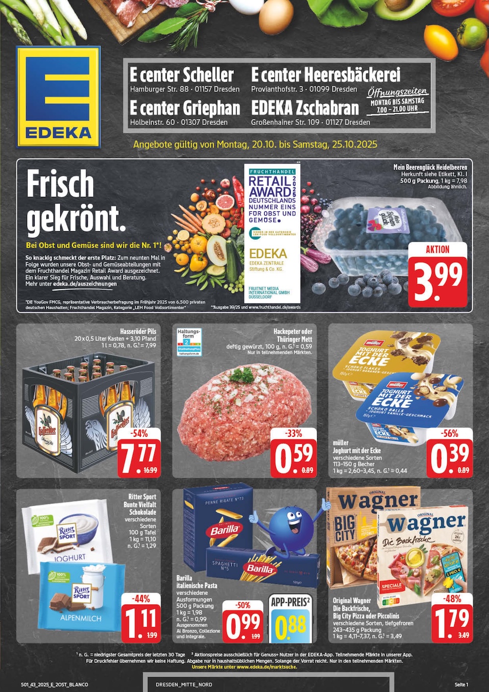 Page 1 of leaflet Prospekt ab Montag - Sachsen