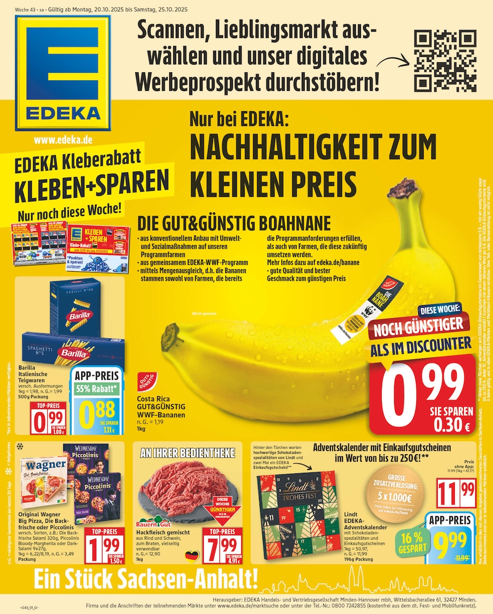Page 1 of leaflet Prospekt ab Montag - Sachsen-Anhalt