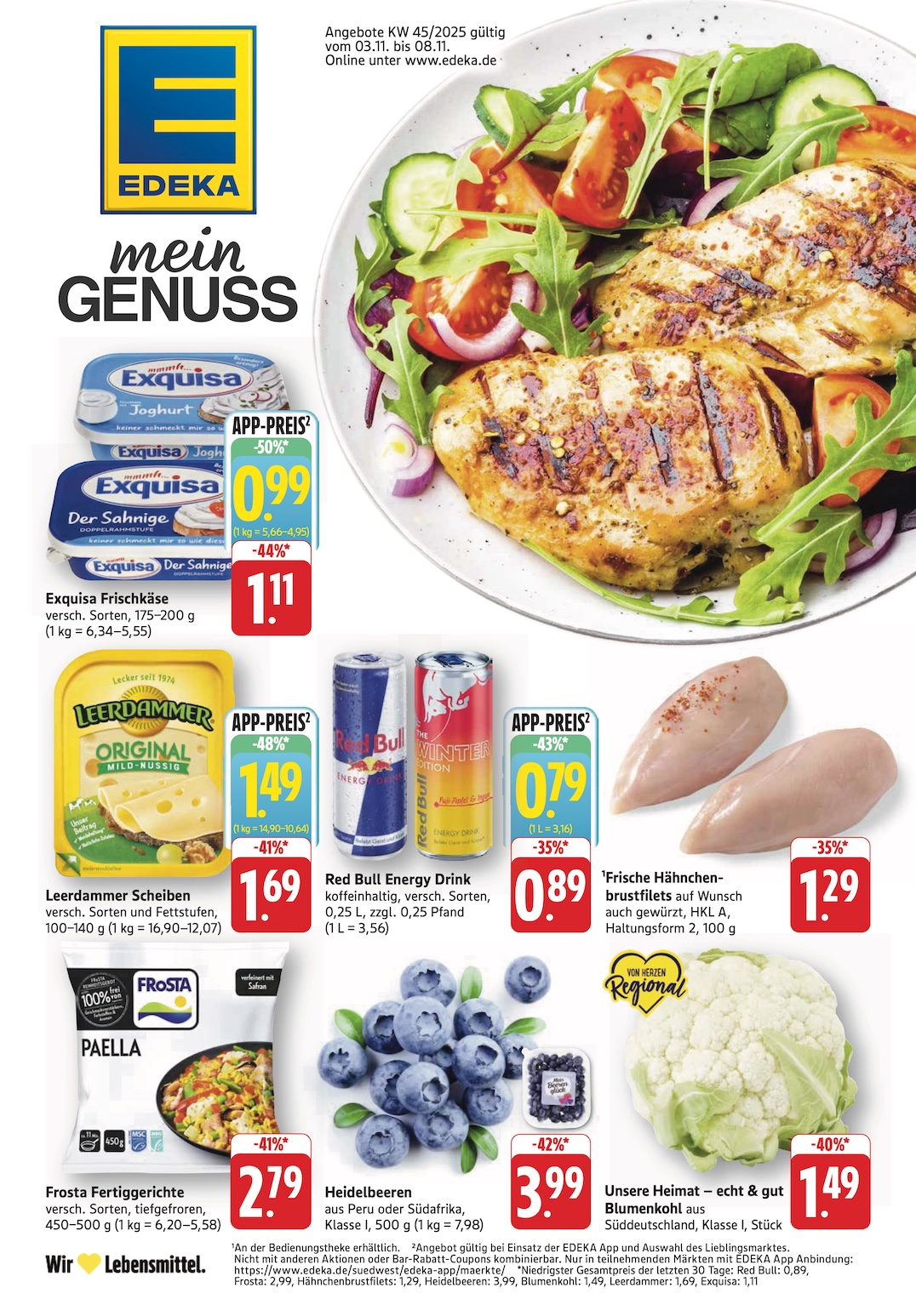 Page 1 of leaflet Prospekt ab Montag - Baden - Württemberg