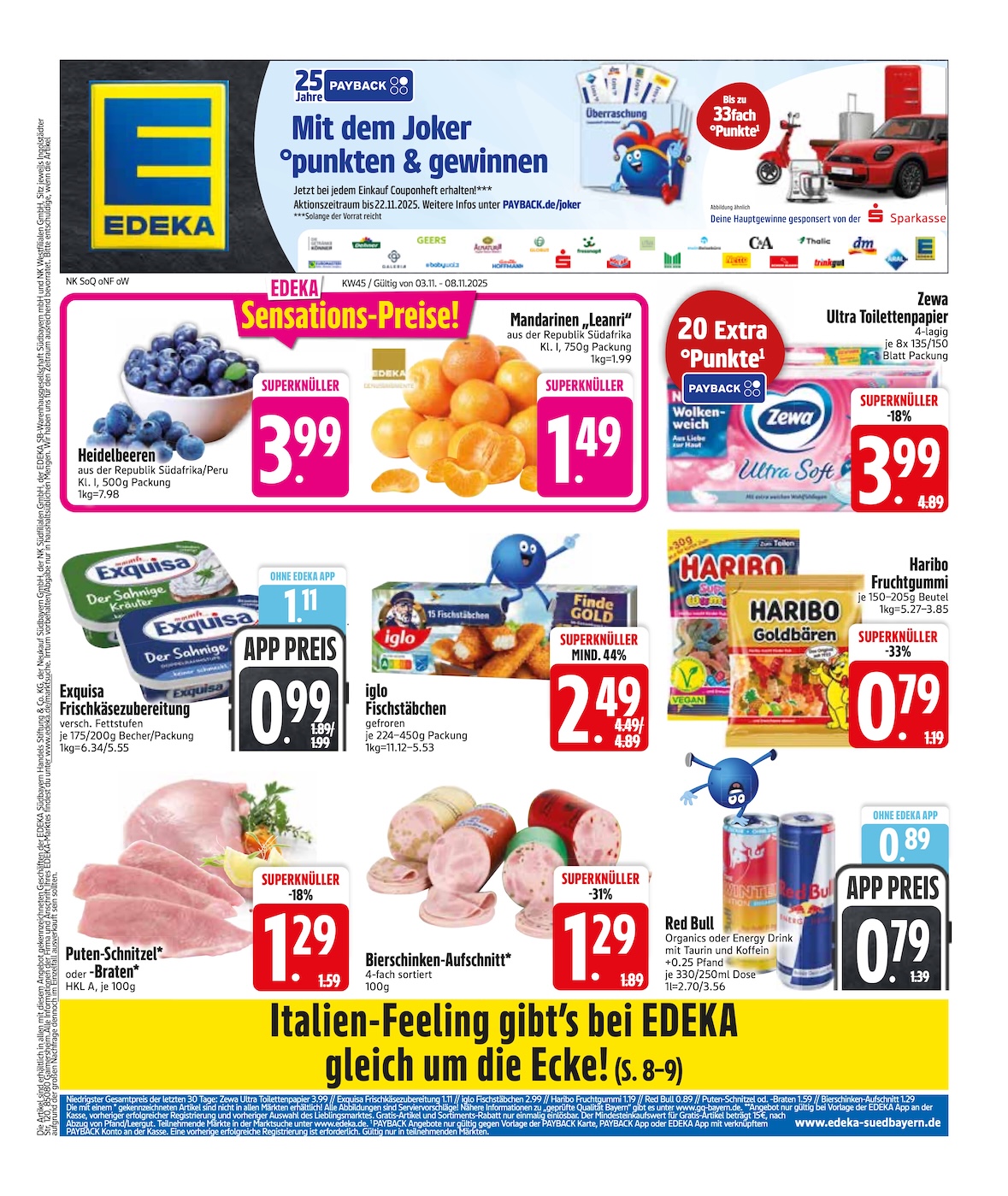 Page 1 of leaflet Prospekt ab Montag - Bayern Süd