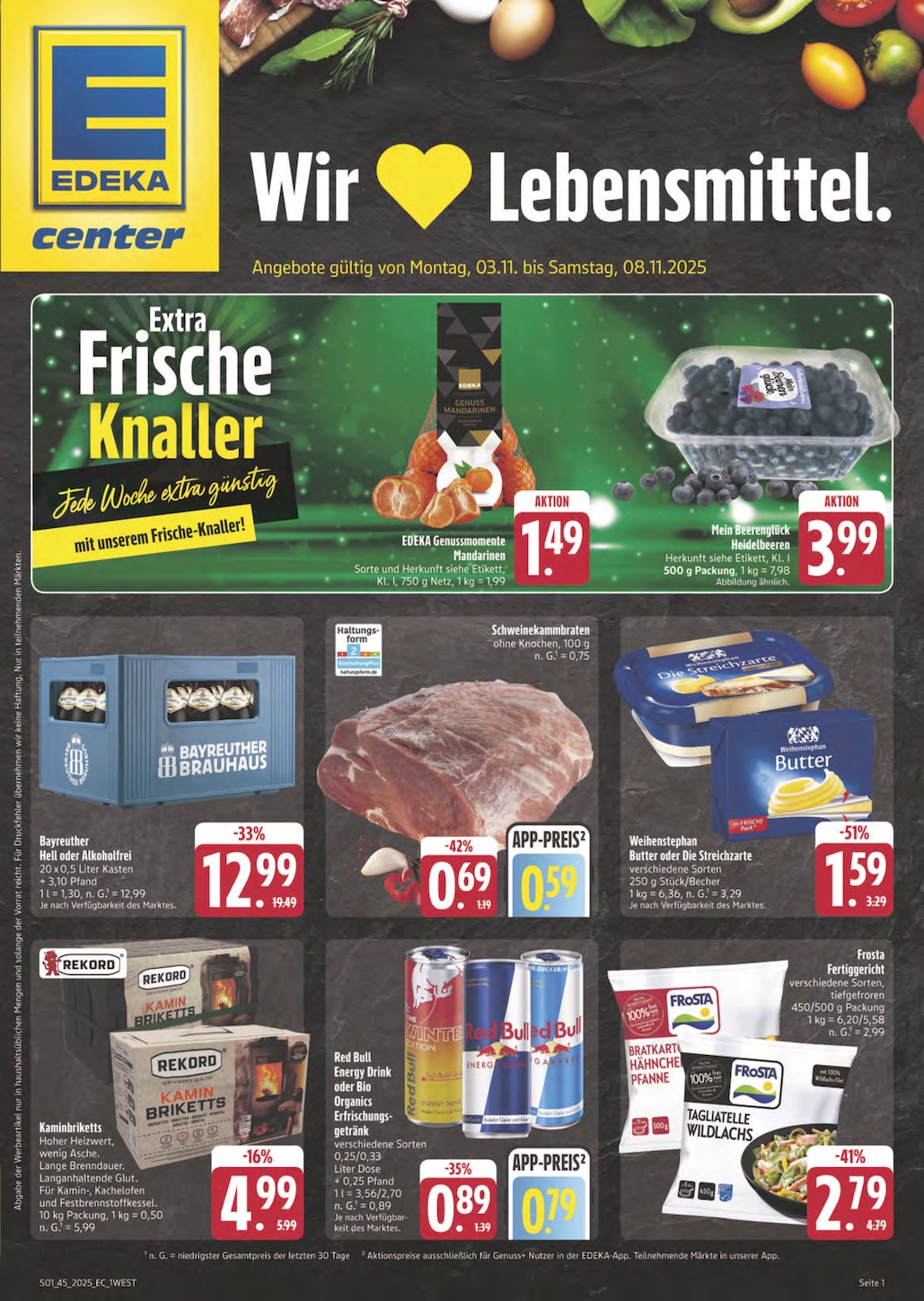 Page 1 of leaflet Prospekt ab Montag - Bayern Nord