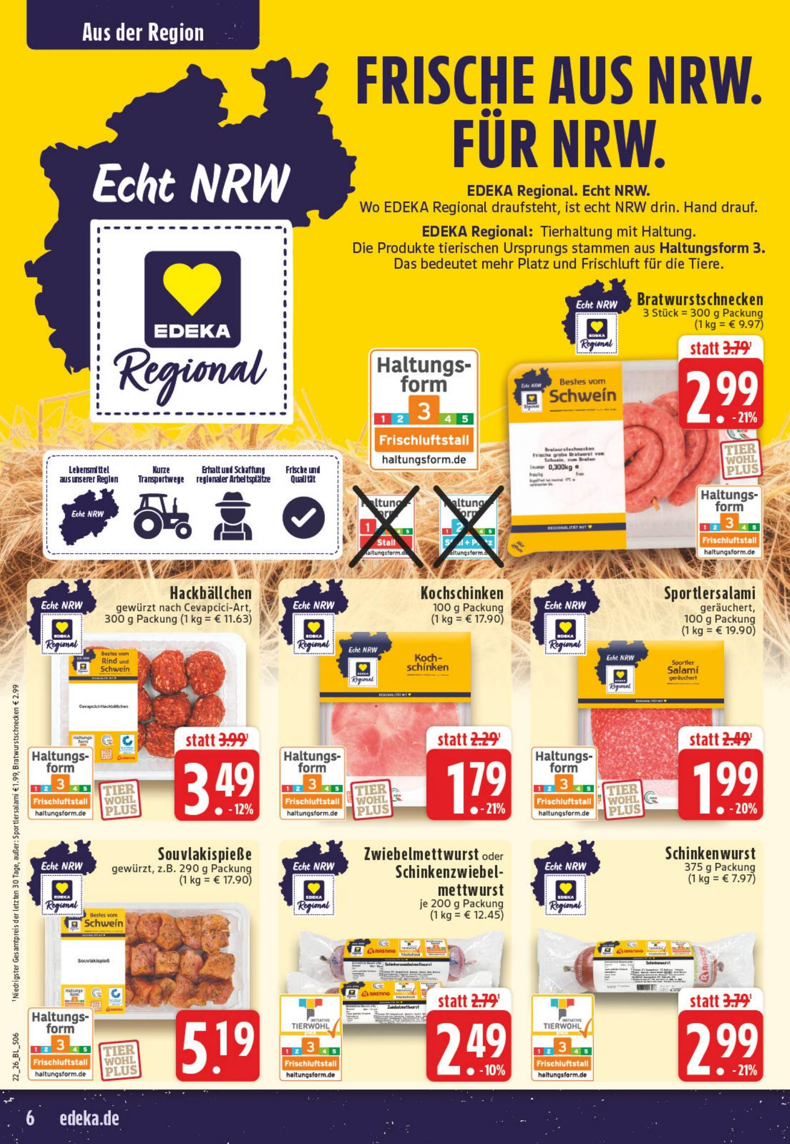 Edeka Prospekt ab Dienstag - Nordrhein-Westfalen Seite 20