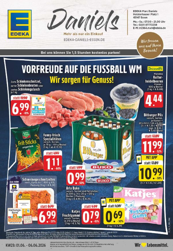 Page 1 of leaflet Prospekt ab Montag - Nordrhein - Westfalen