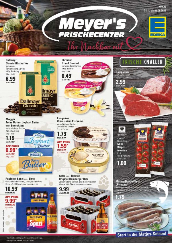 Page 1 of leaflet Prospekt ab Montag - Hamburg