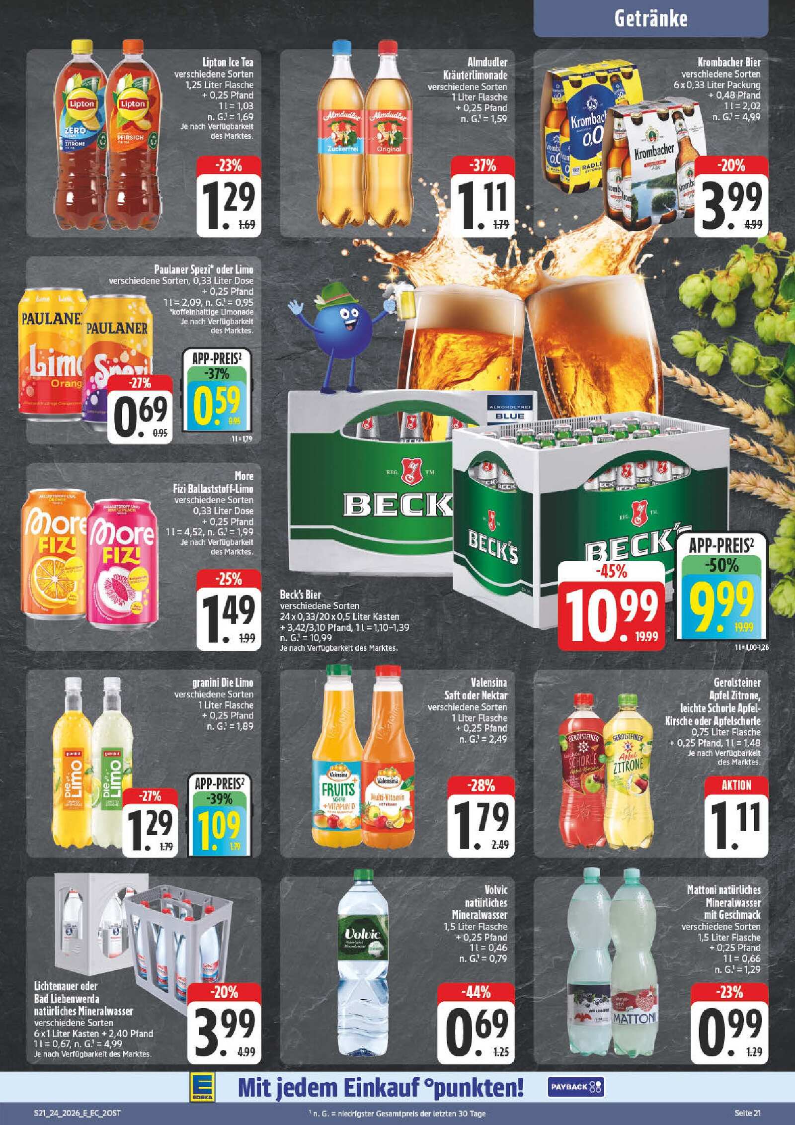 Edeka Prospekt ab Montag - Sachsen Seite 21