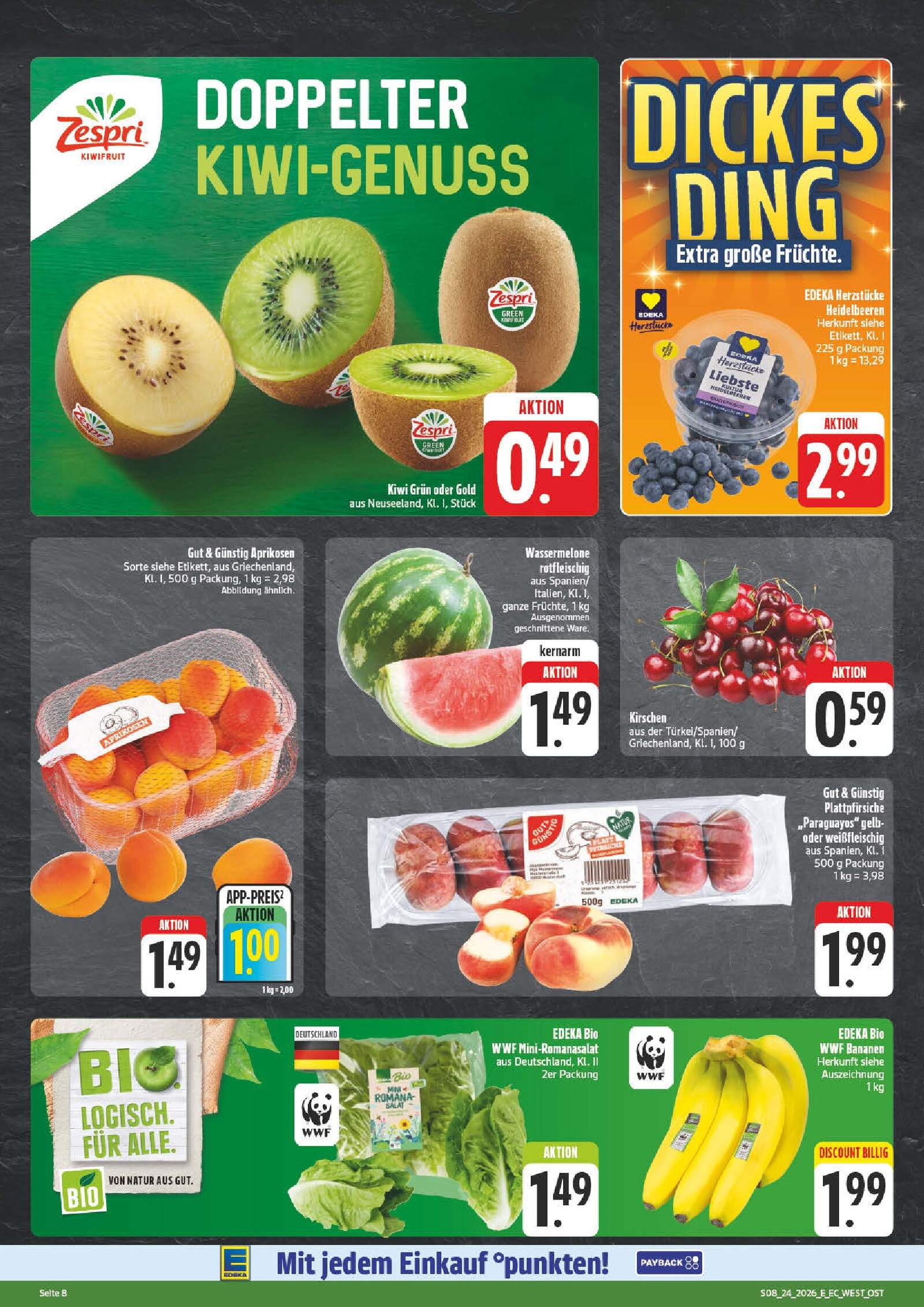 Edeka Prospekt ab Montag - Sachsen Seite 8