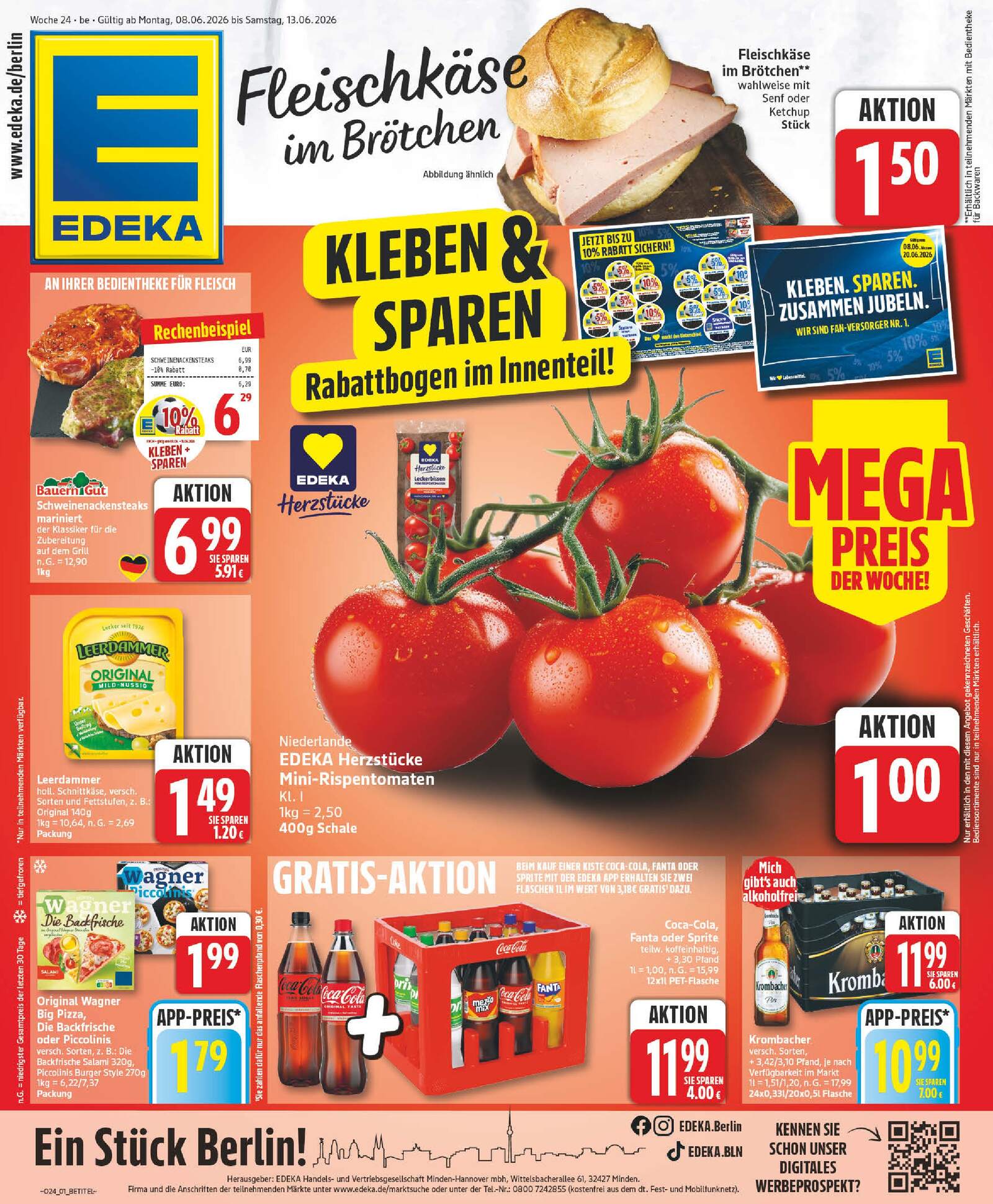 Edeka Prospekt ab Montag - Thüringen Seite 1