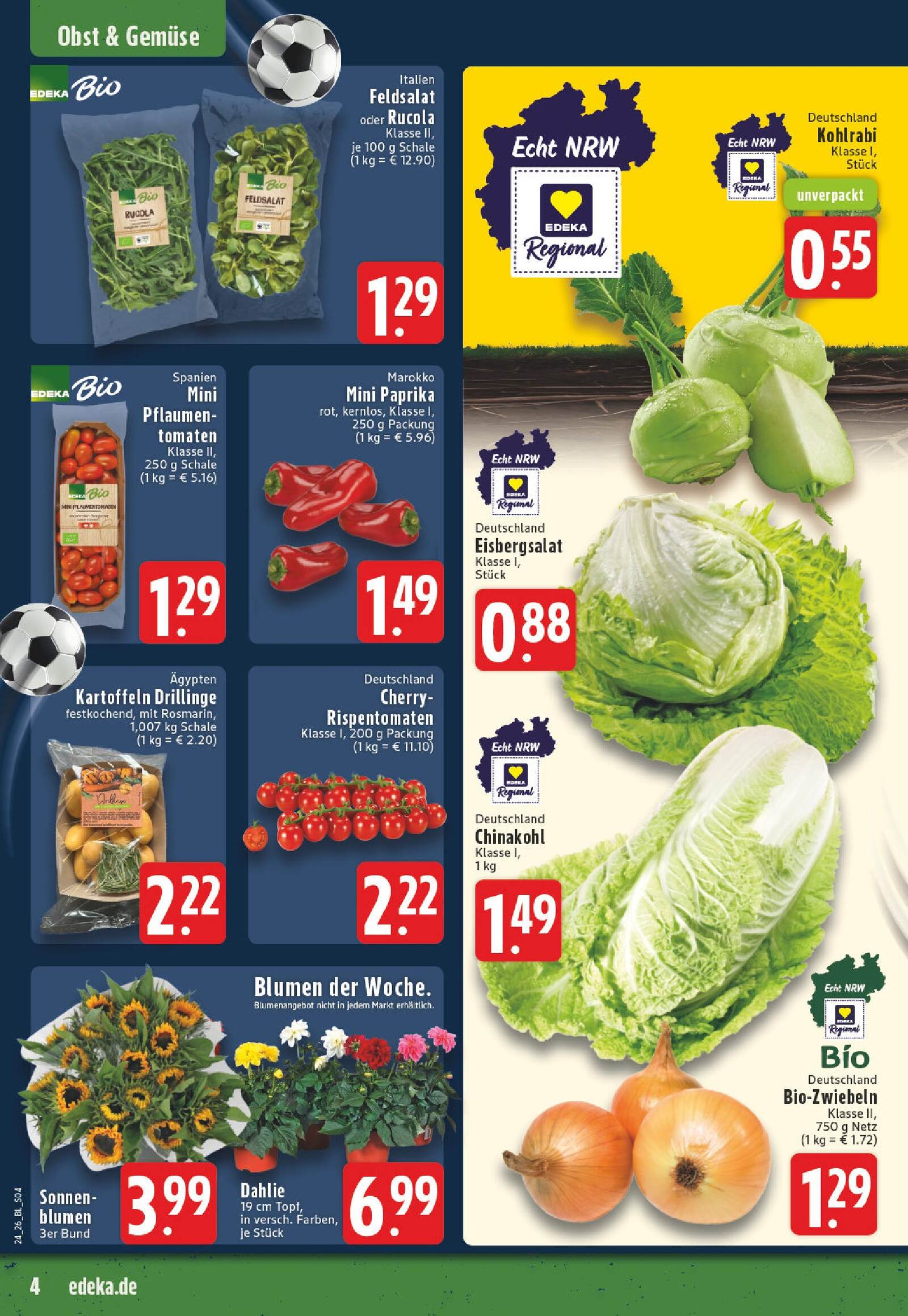 Edeka Prospekt ab Montag - Nordrhein - Westfalen Seite 4