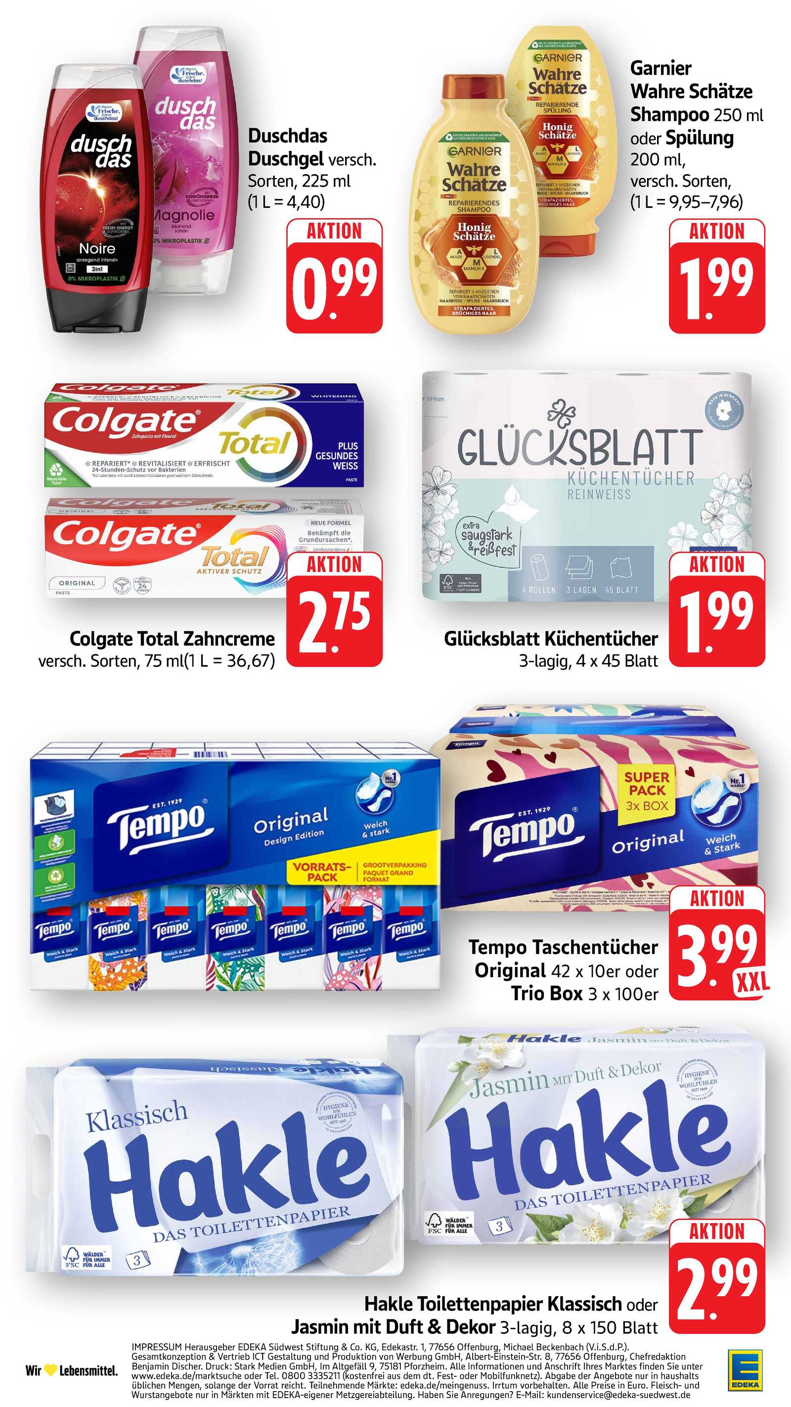 Edeka Prospekt ab Montag - Rheinland - Pfalz Seite 42
