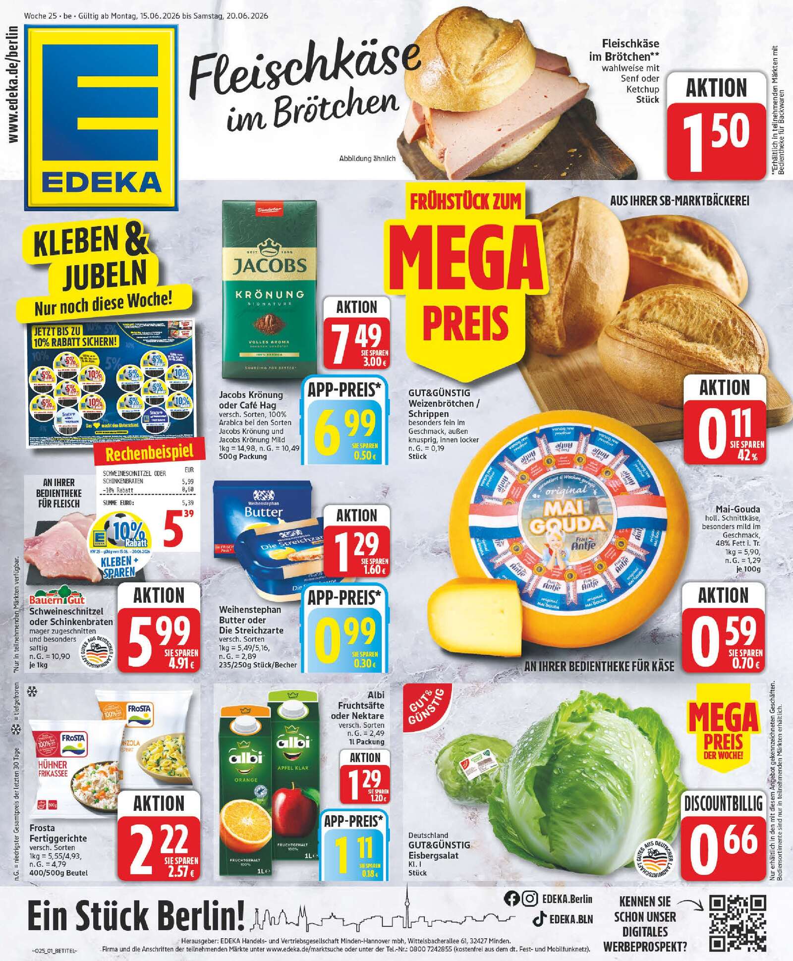 Edeka Prospekt ab Montag - Thüringen Seite 1