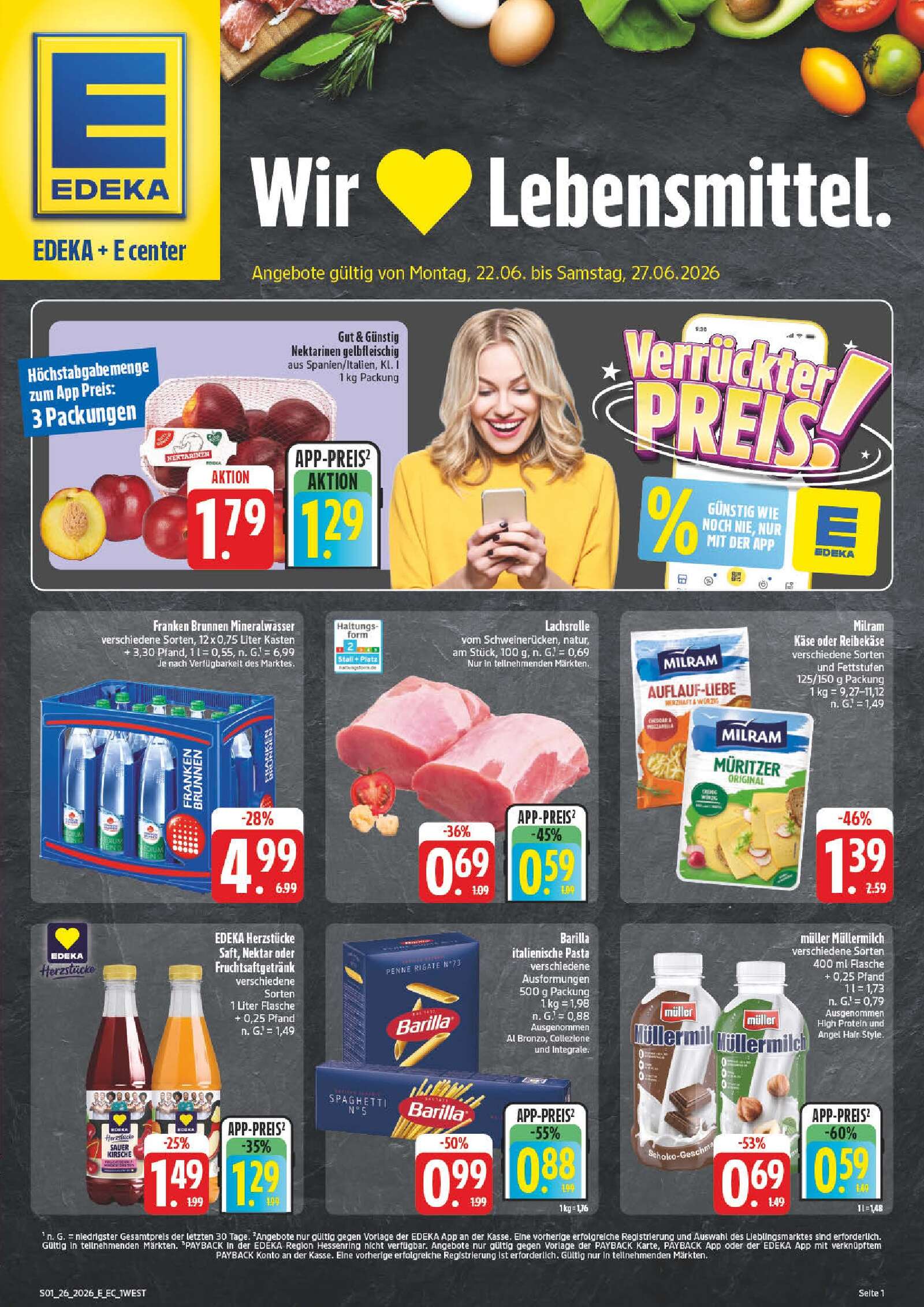 Edeka Prospekt ab Montag - Bayern Nord Seite 1