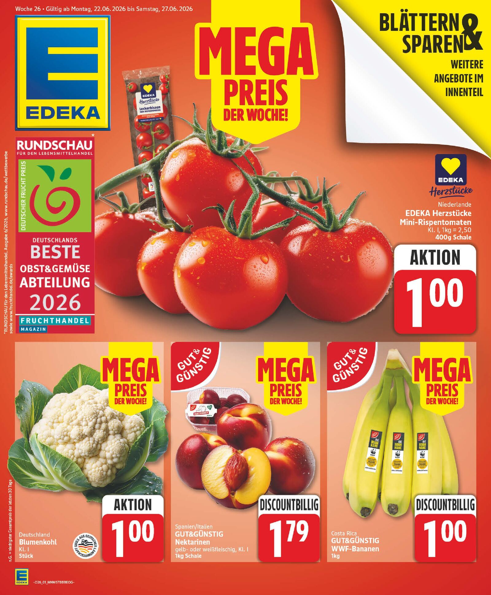 Edeka Prospekt ab Montag - Sachsen-Anhalt Seite 1