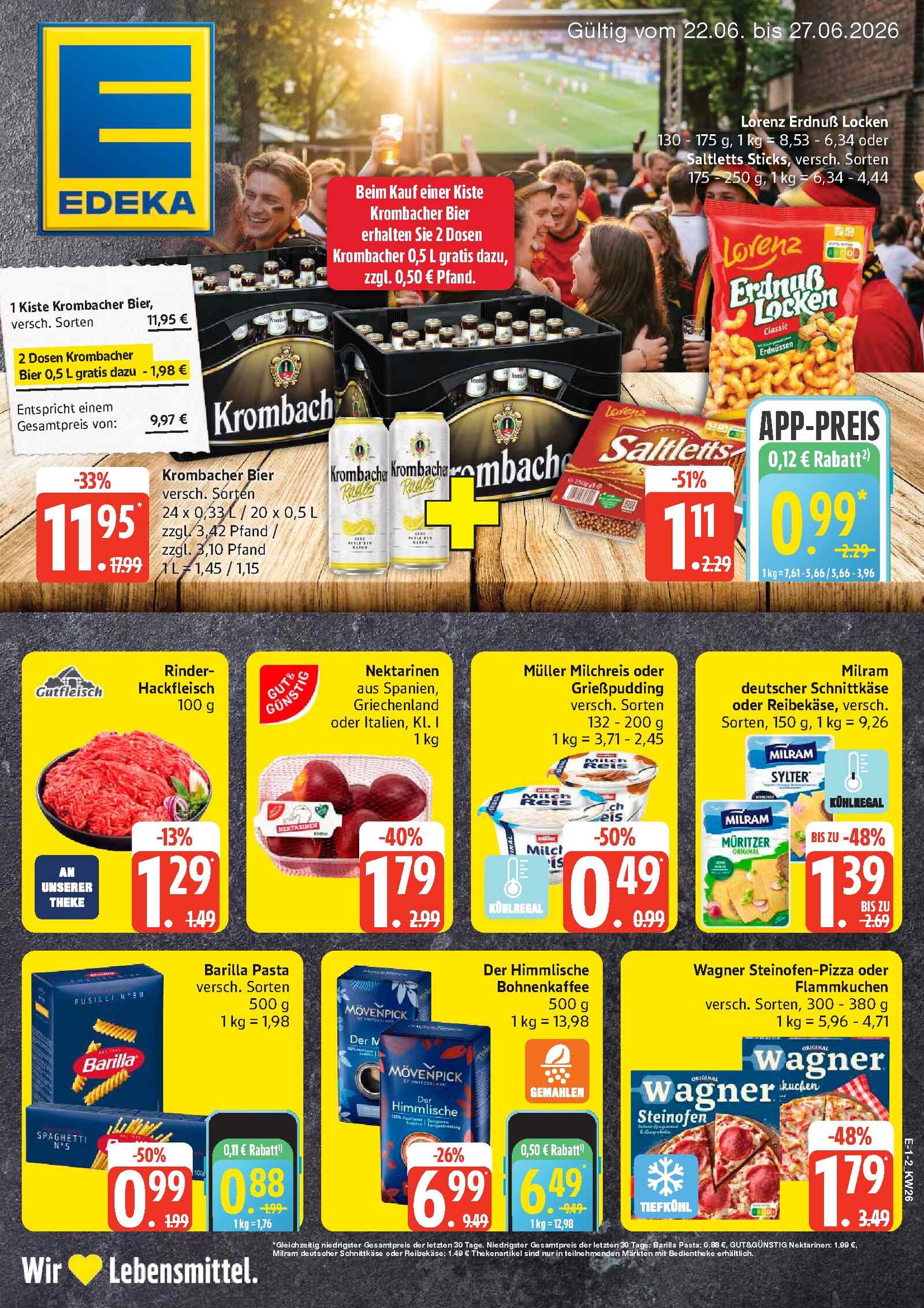 Edeka Prospekt ab Montag - Schleswig - Holstein Seite 1