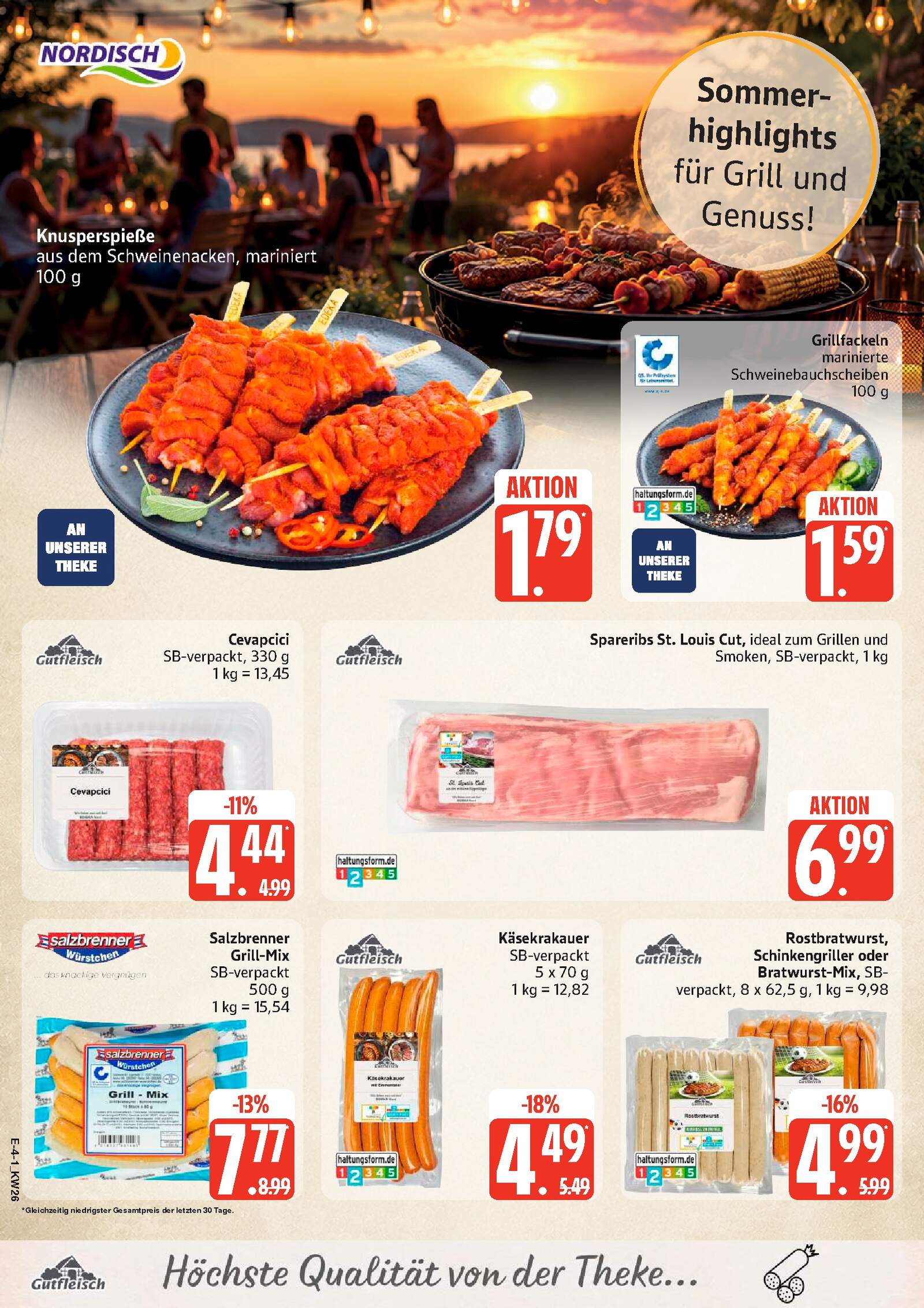 Edeka Prospekt ab Montag - Schleswig - Holstein Seite 4