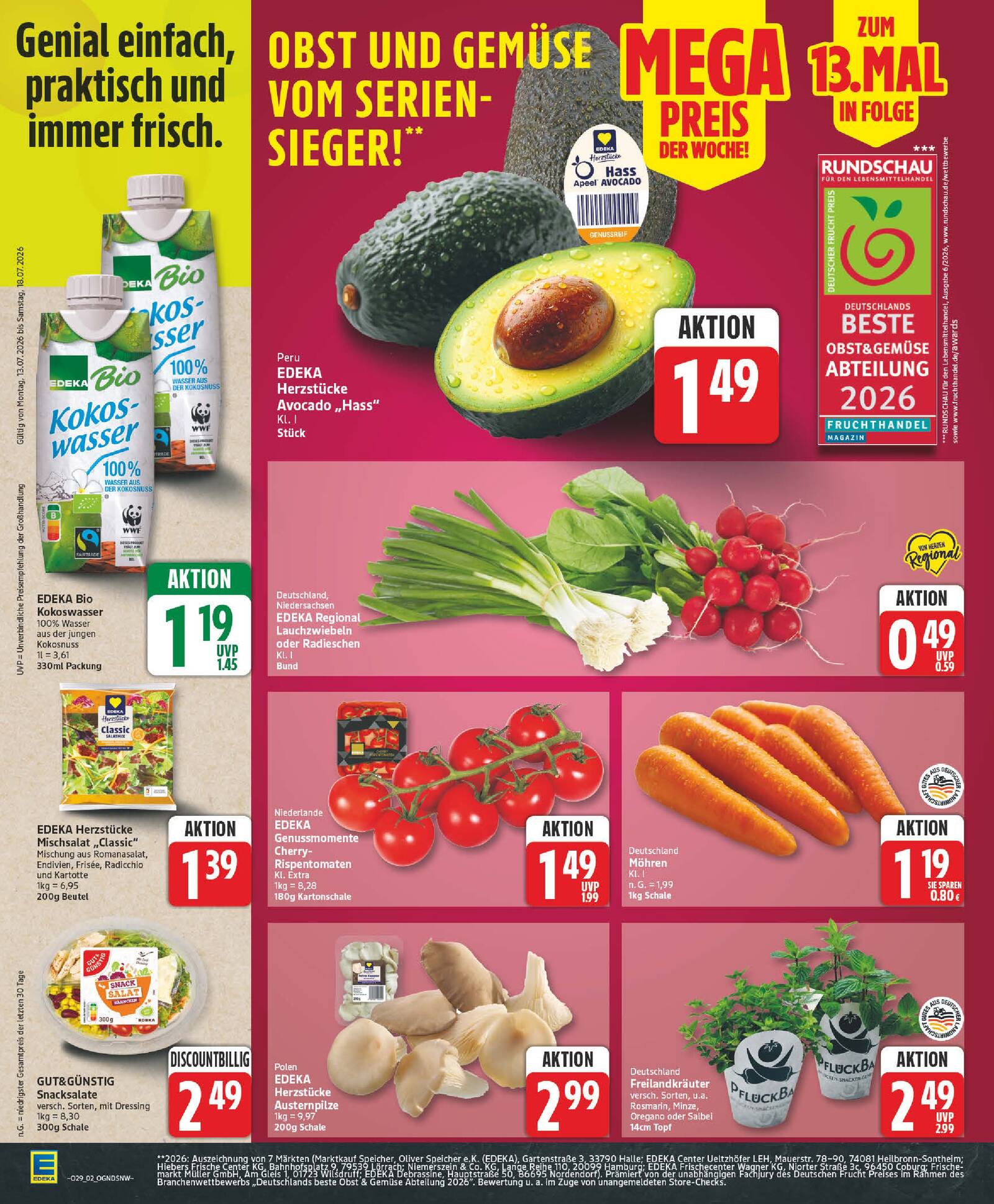 Edeka Prospekt ab Montag - Niedersachsen Seite 2
