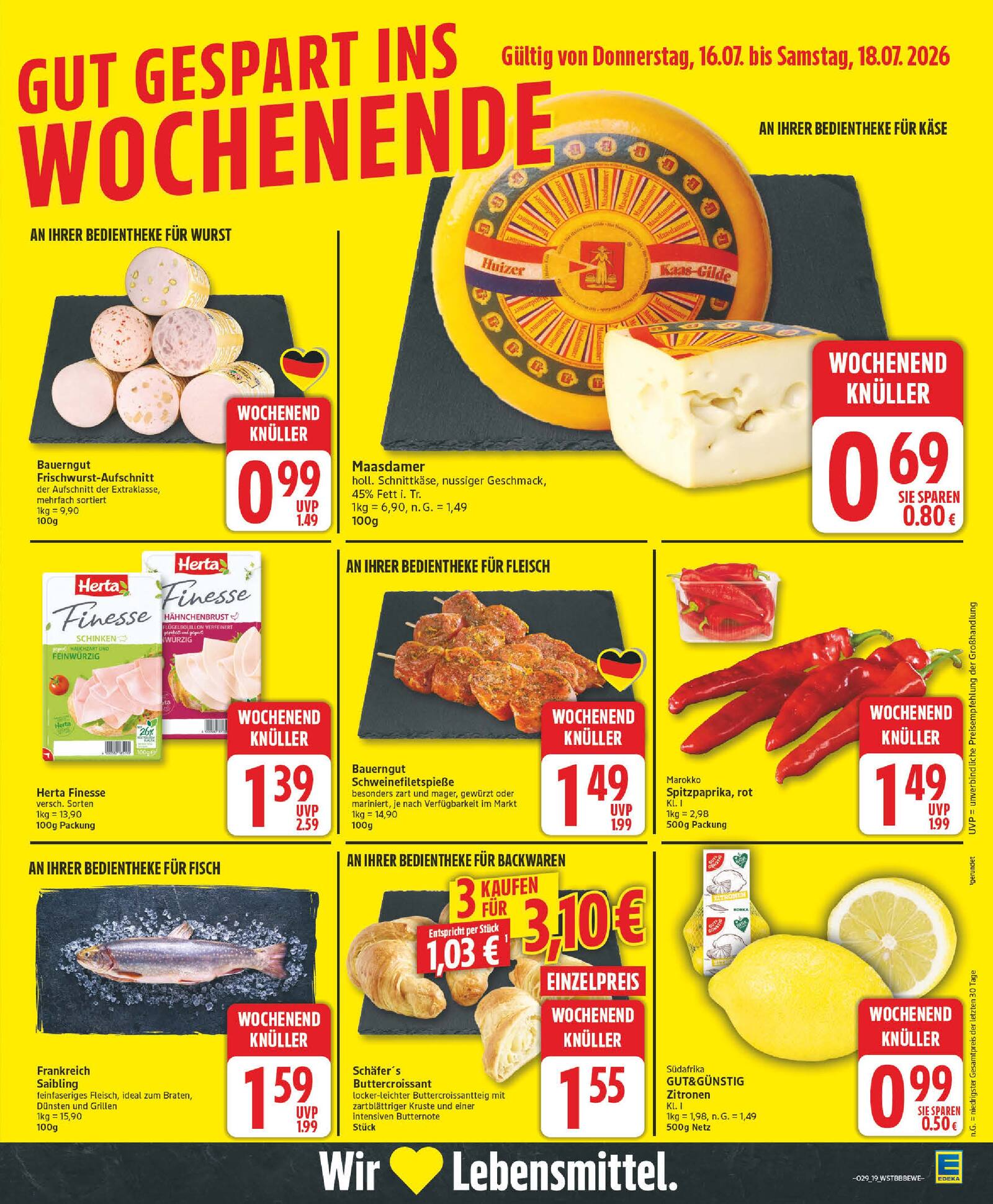 Edeka Prospekt ab Montag - Brandenburg Seite 22