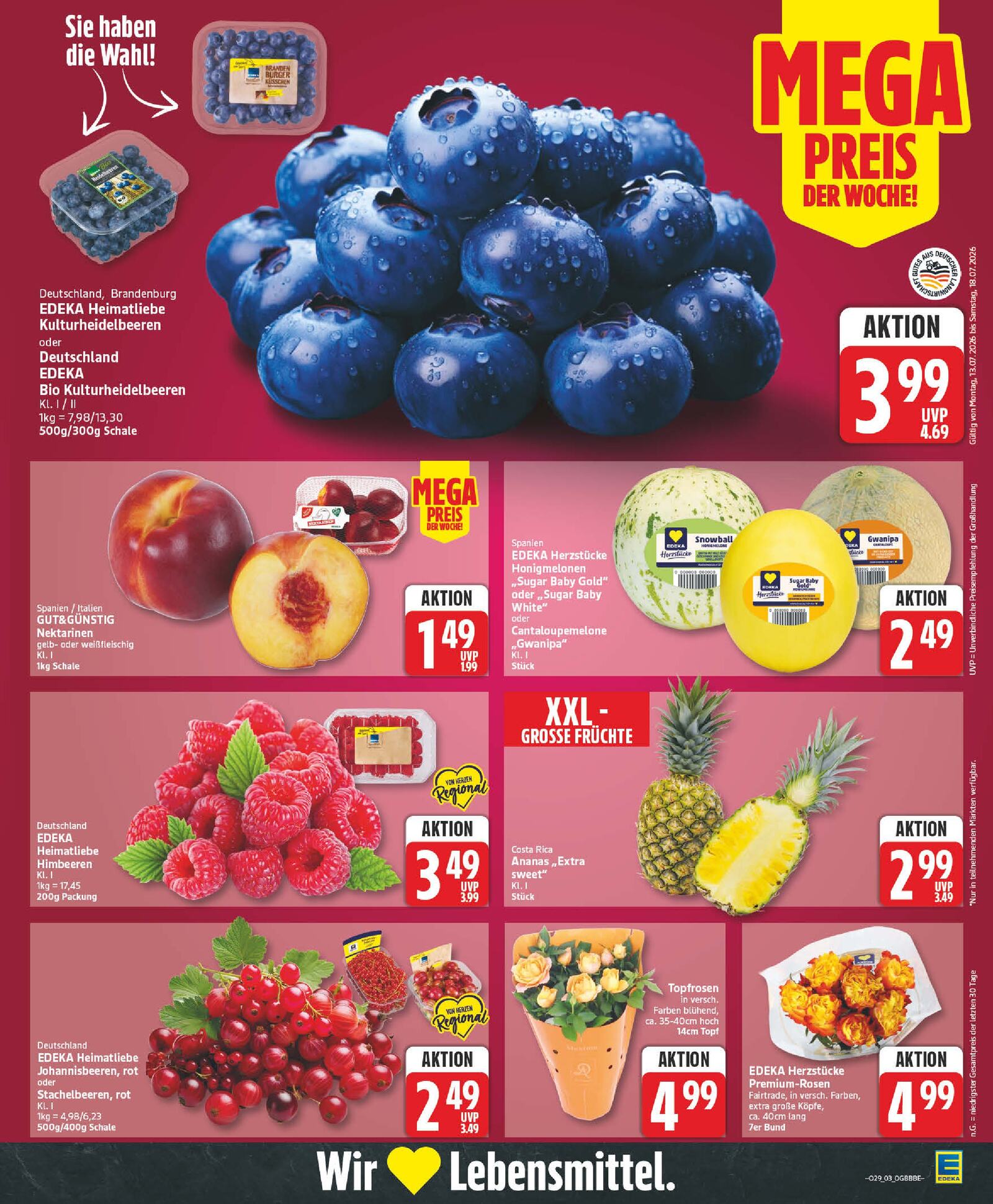 Edeka Prospekt ab Montag - Brandenburg Seite 3