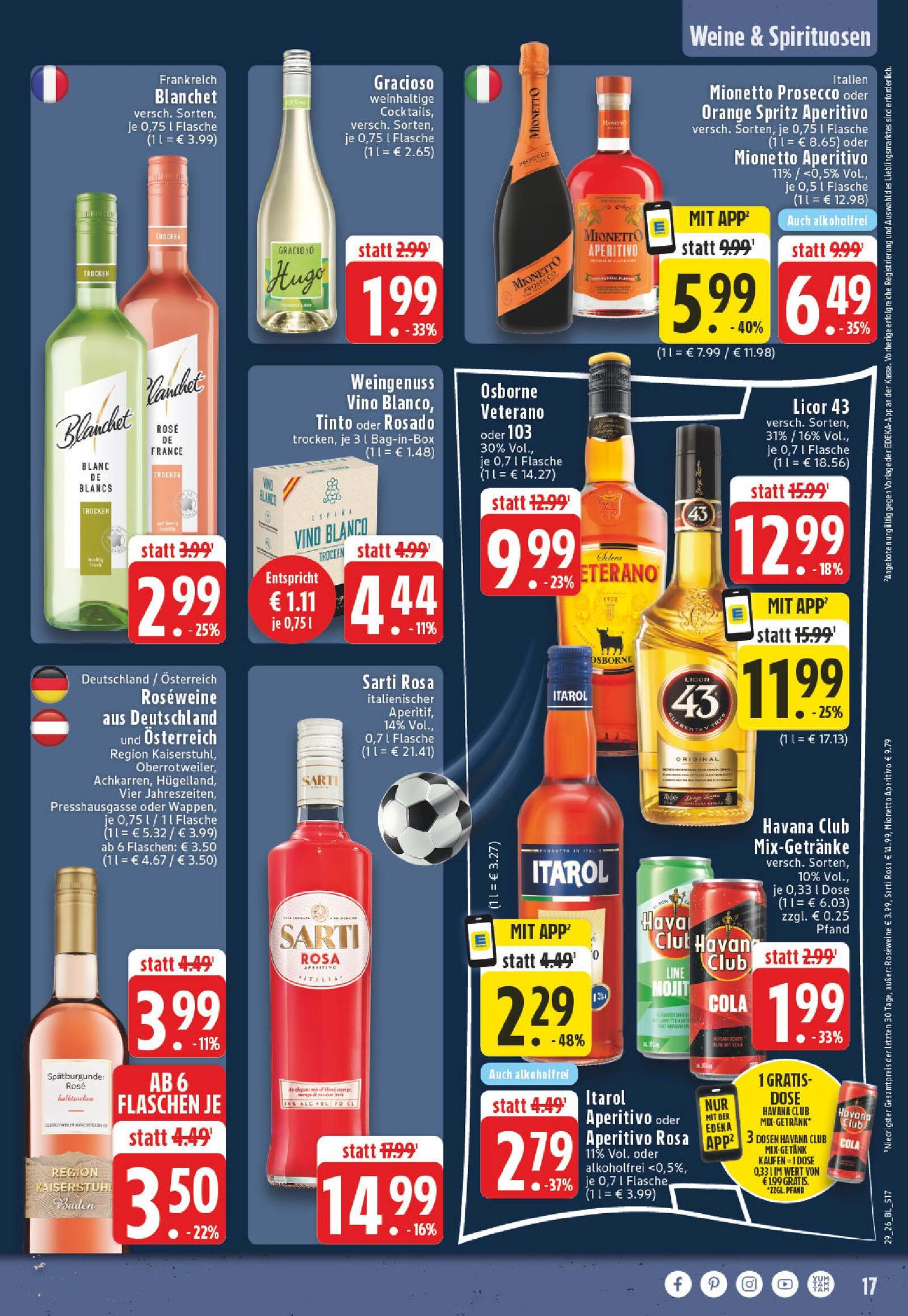 Edeka Prospekt ab Montag - Nordrhein - Westfalen Seite 17