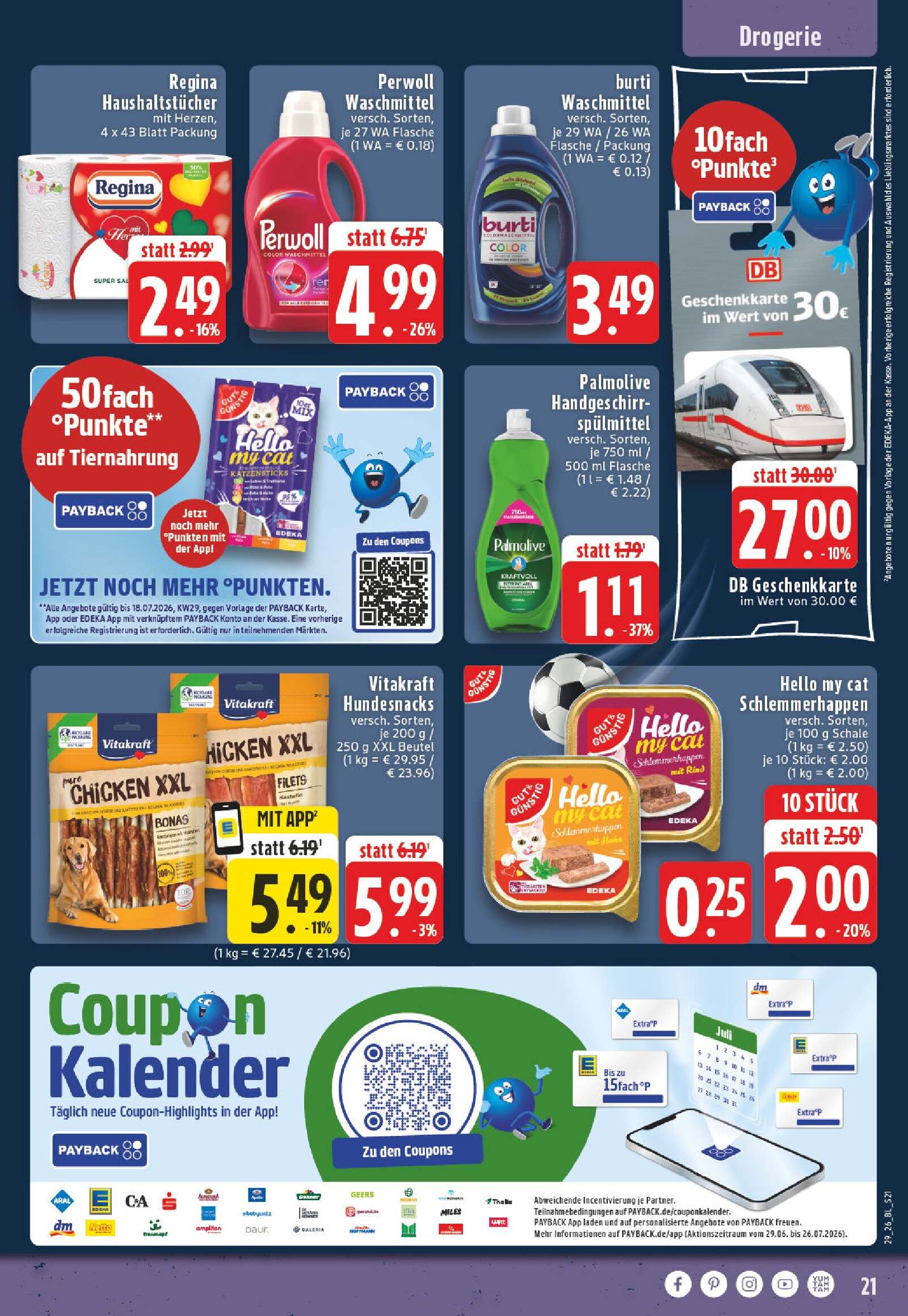 Edeka Prospekt ab Montag - Nordrhein - Westfalen Seite 21