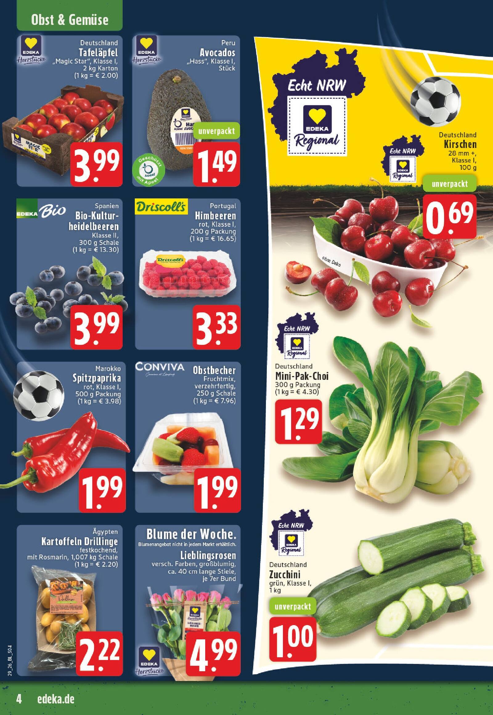 Edeka Prospekt ab Montag - Nordrhein - Westfalen Seite 4