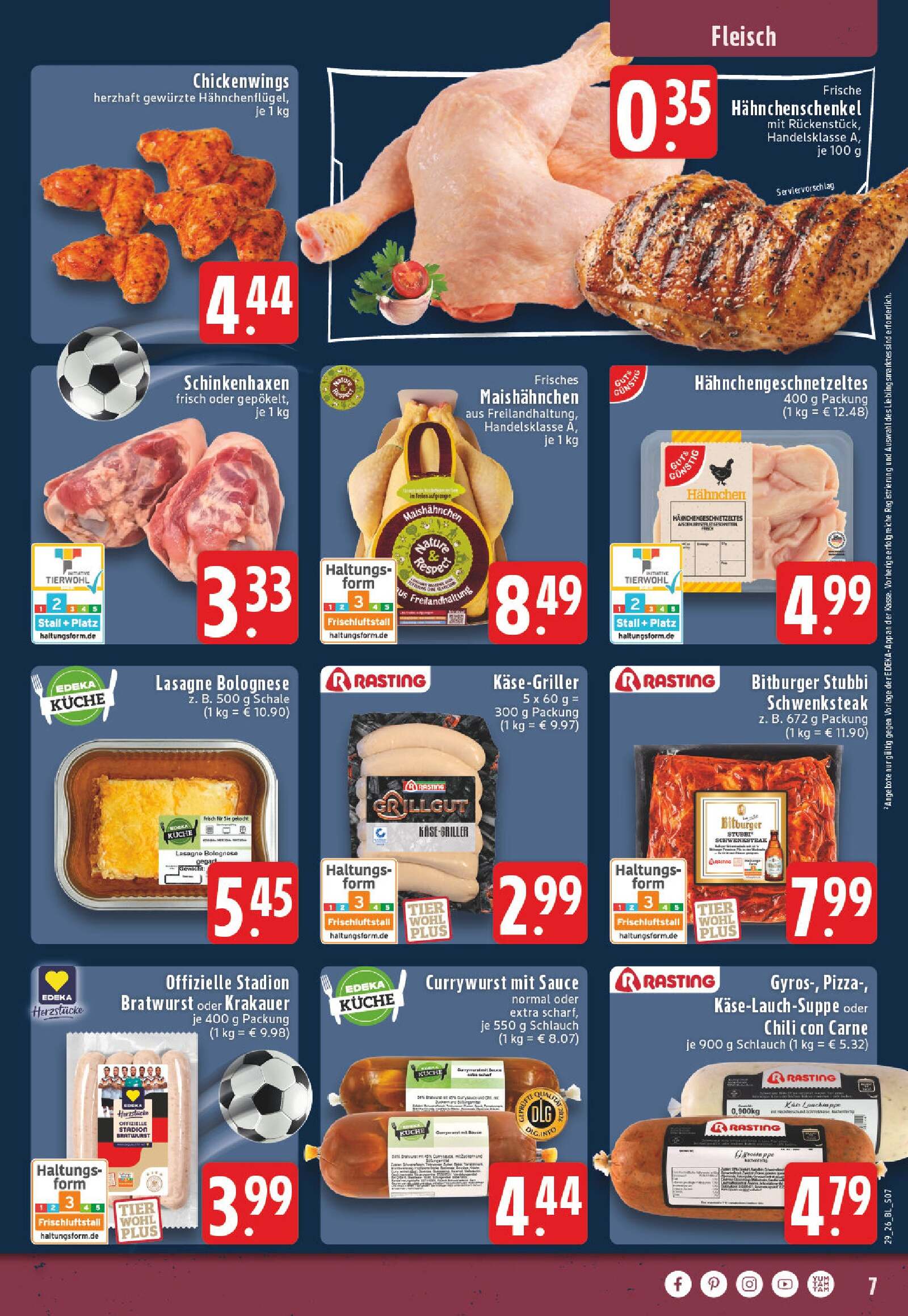 Edeka Prospekt ab Montag - Nordrhein - Westfalen Seite 7