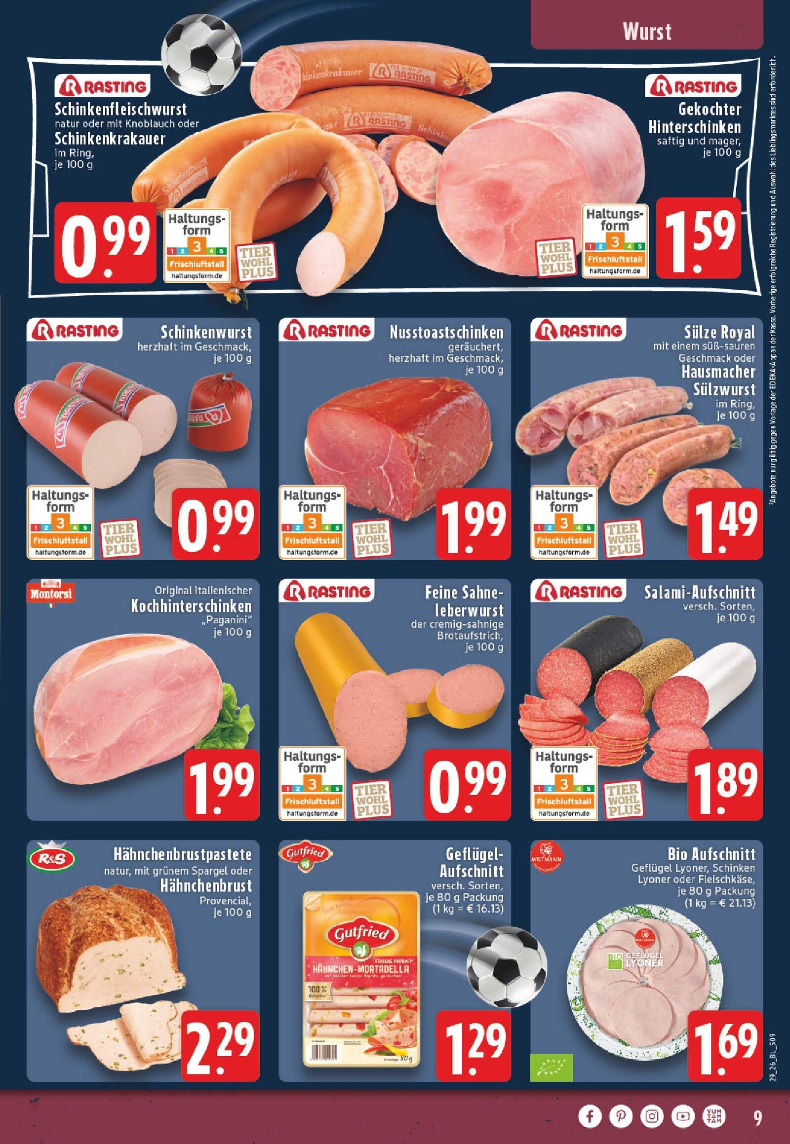 Edeka Prospekt ab Montag - Nordrhein - Westfalen Seite 9
