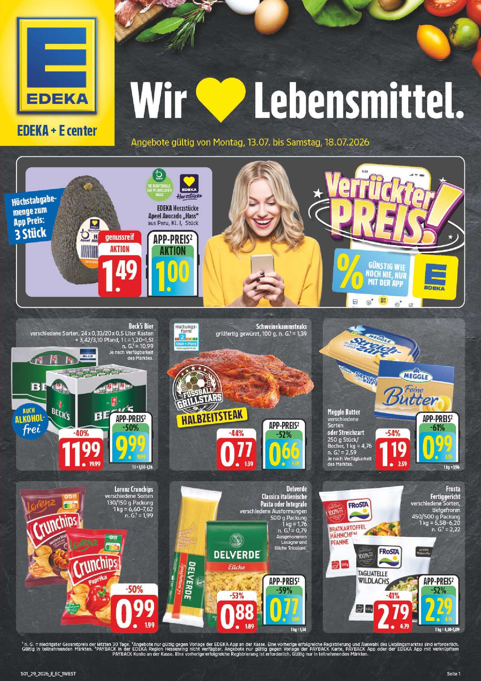 Edeka Prospekt ab Montag - Bayern Nord Seite 1